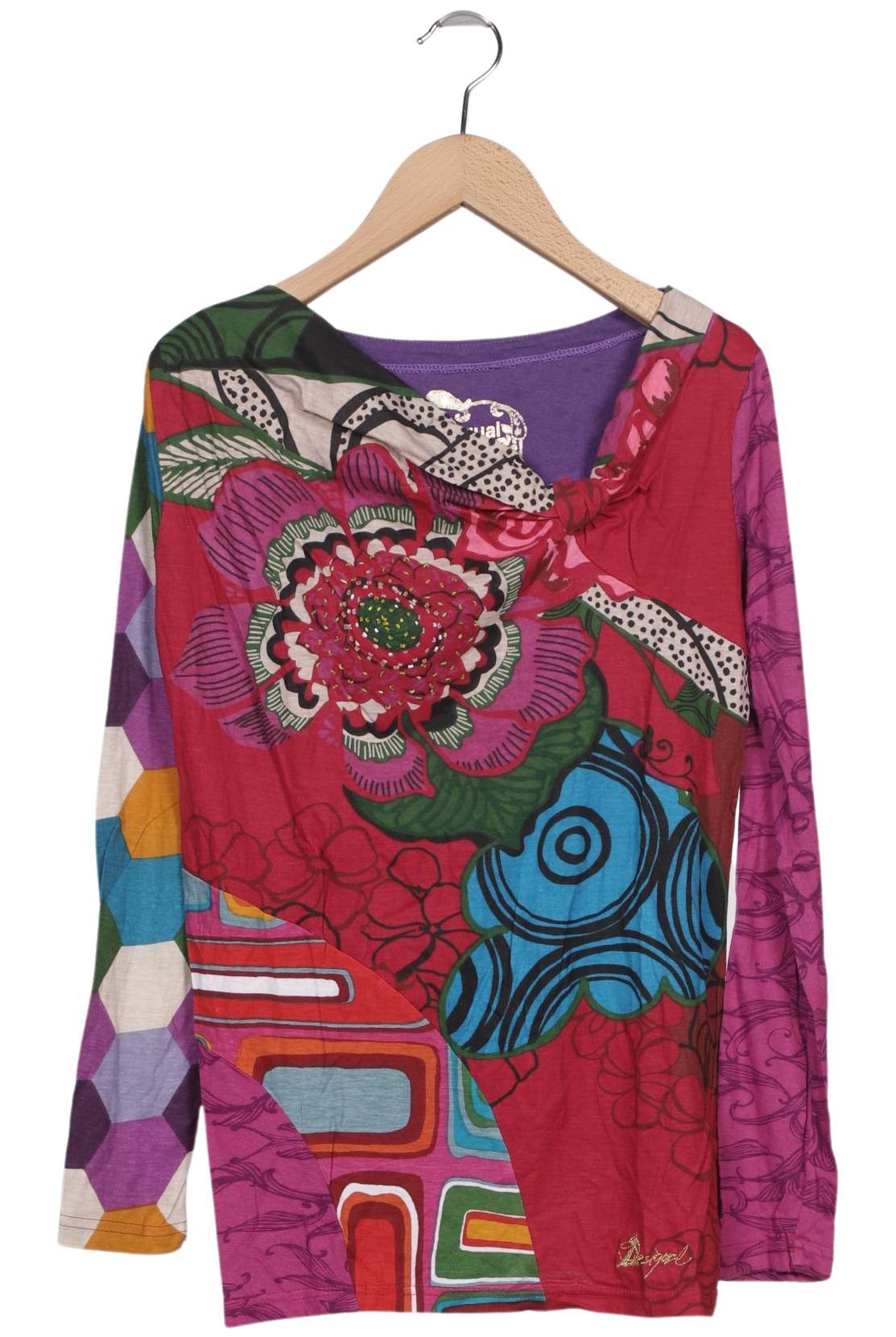 

Desigual Damen Langarmshirt, mehrfarbig, Gr. 38