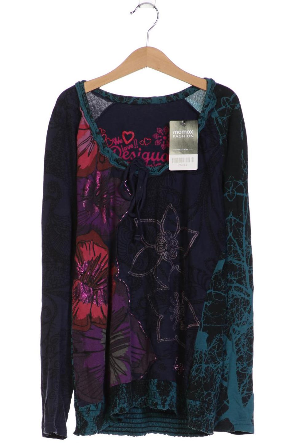 

Desigual Damen Langarmshirt, marineblau, Gr. 36