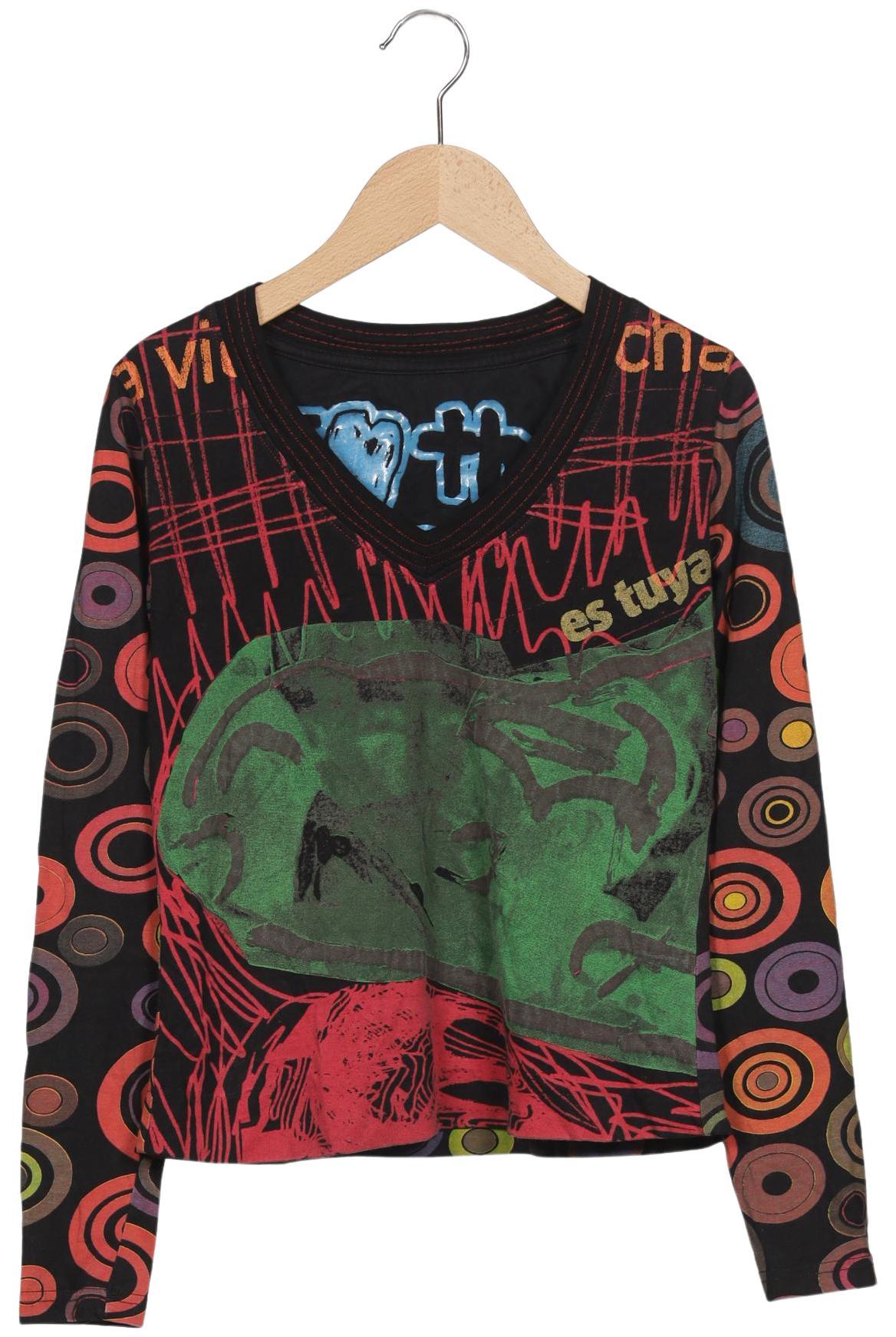 

Desigual Damen Langarmshirt, mehrfarbig, Gr. 36