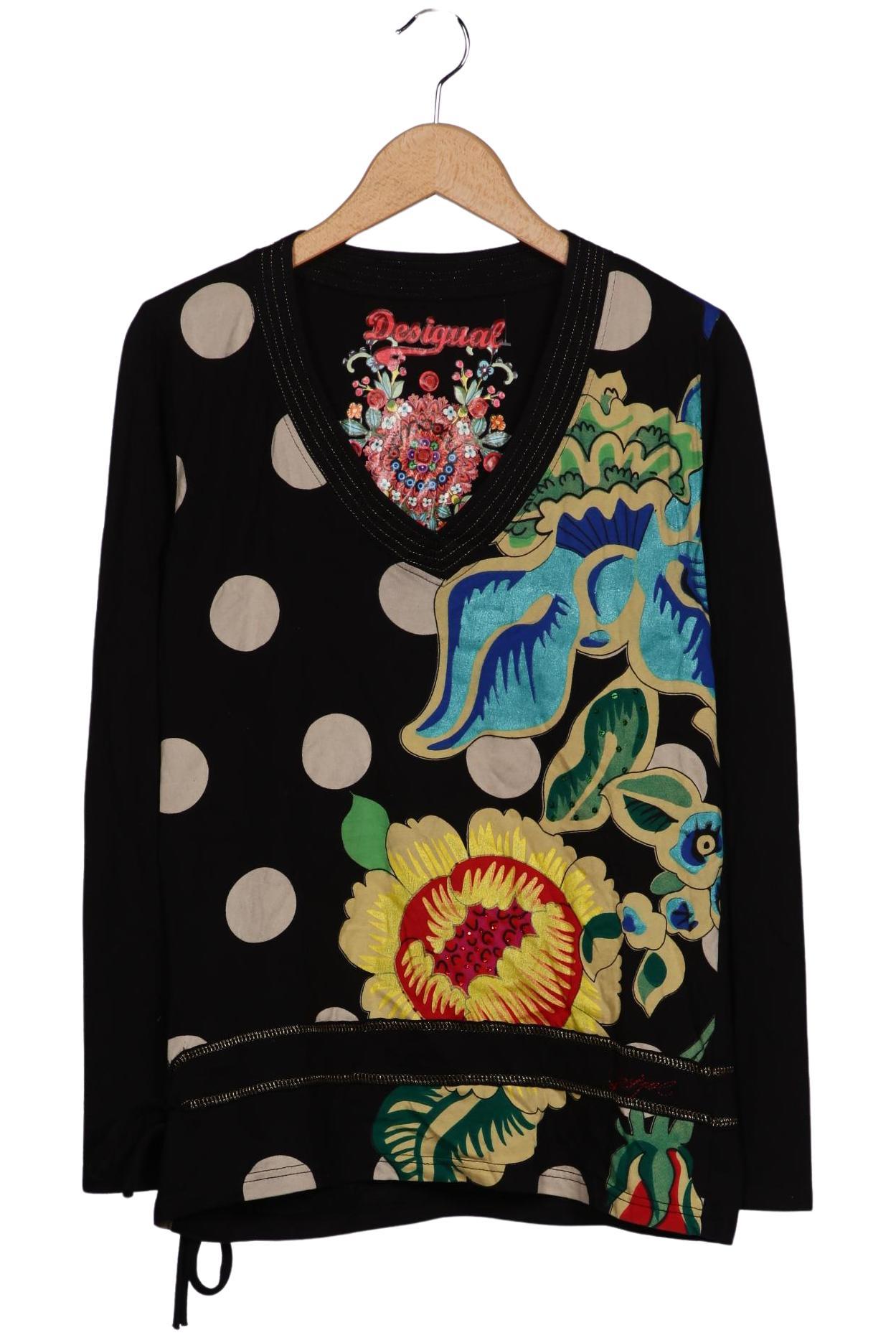 

Desigual Damen Langarmshirt, schwarz, Gr. 42