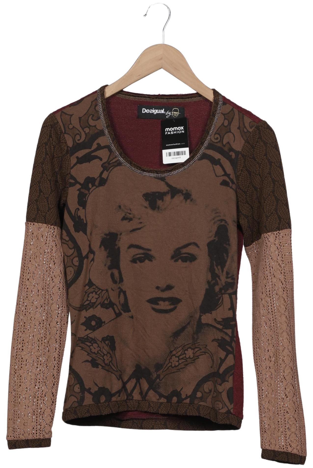 

Desigual Damen Langarmshirt, mehrfarbig, Gr. 38