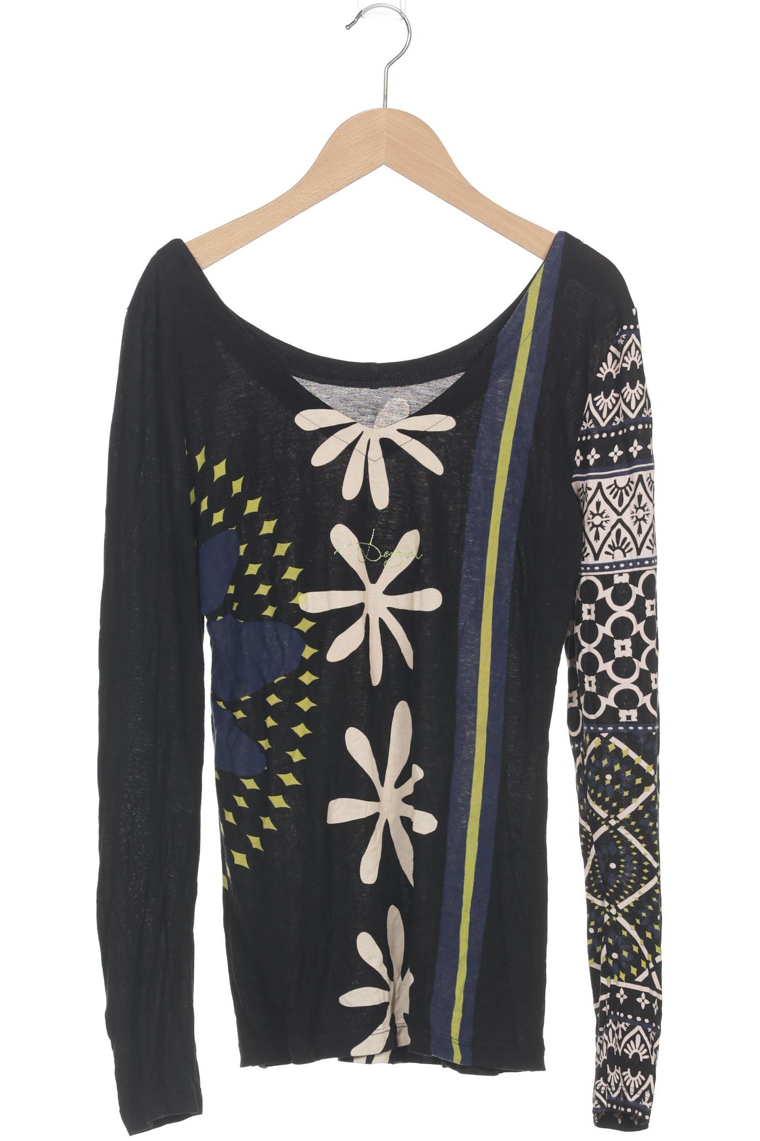

Desigual Damen Langarmshirt, schwarz, Gr. 38
