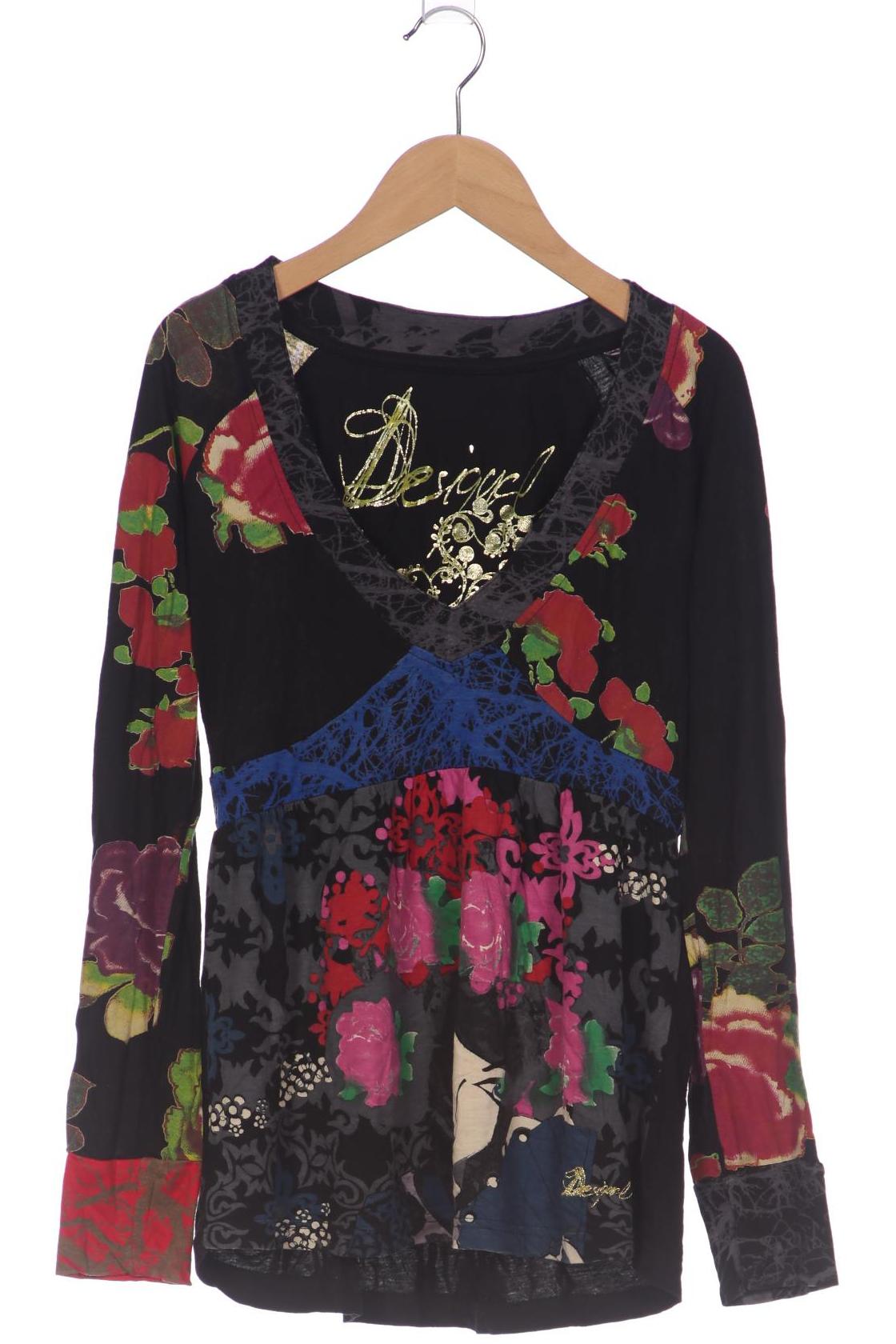 

Desigual Damen Langarmshirt, schwarz, Gr. 38
