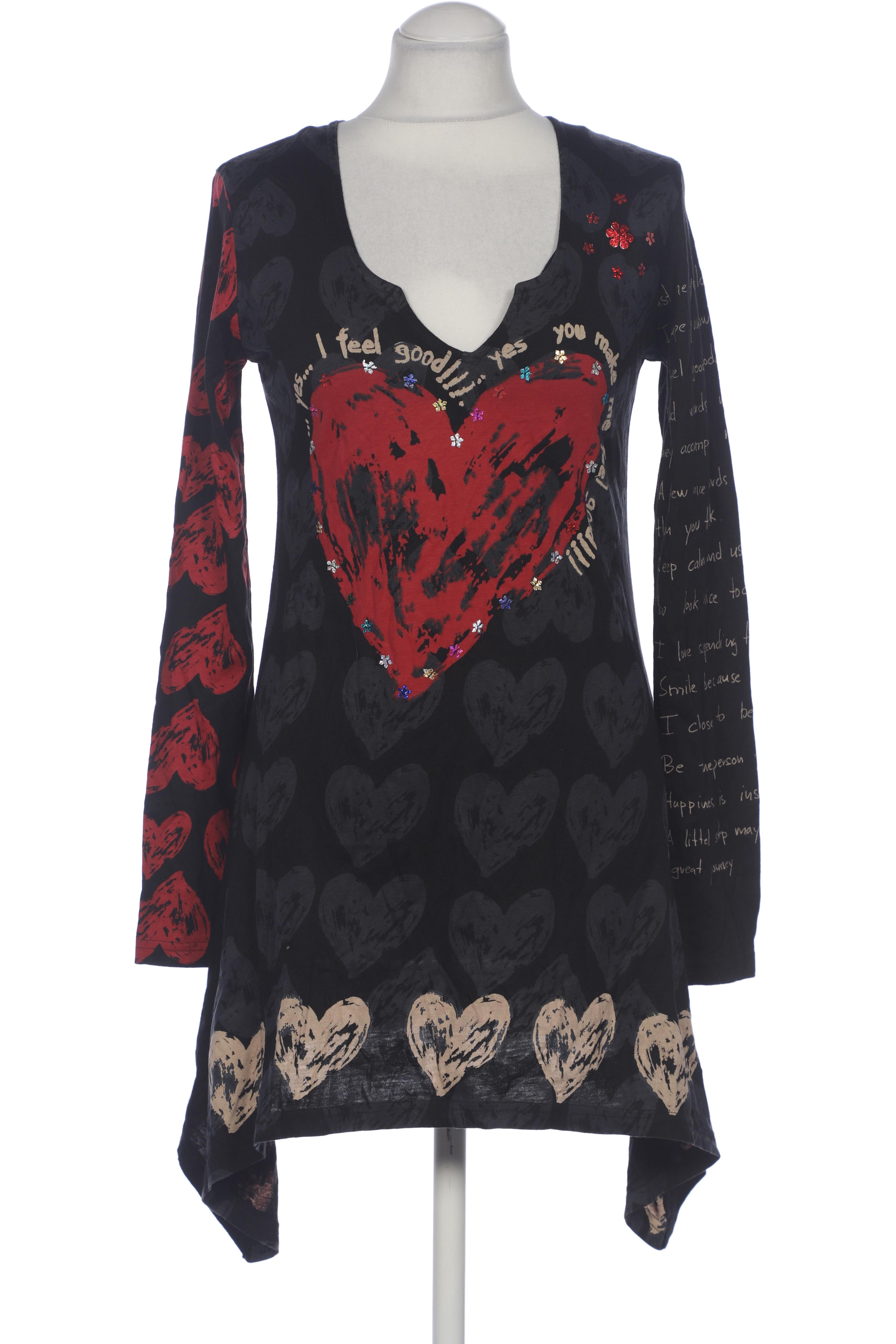

Desigual Damen Langarmshirt, schwarz, Gr. 38