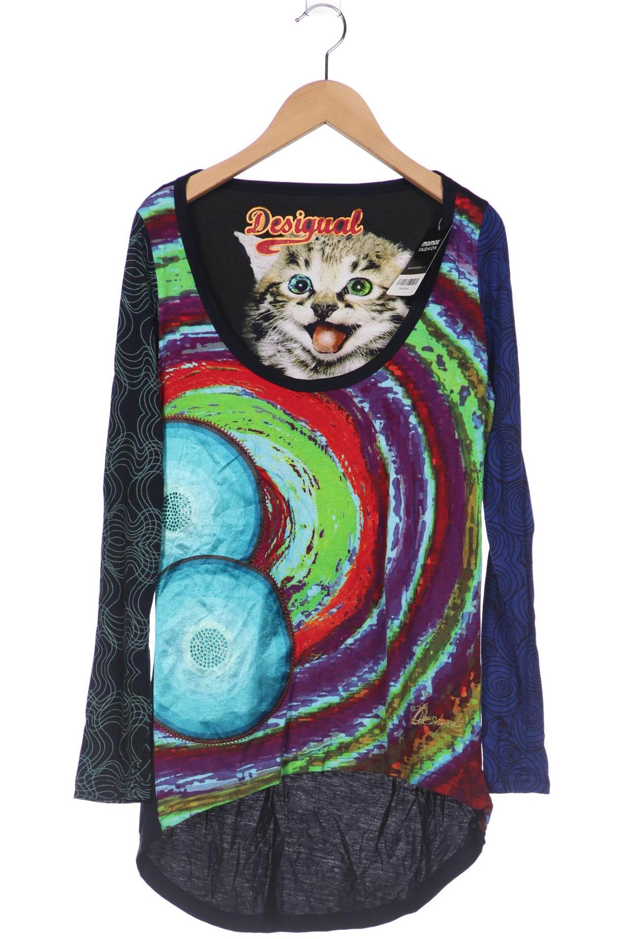 

Desigual Damen Langarmshirt, grün, Gr. 38