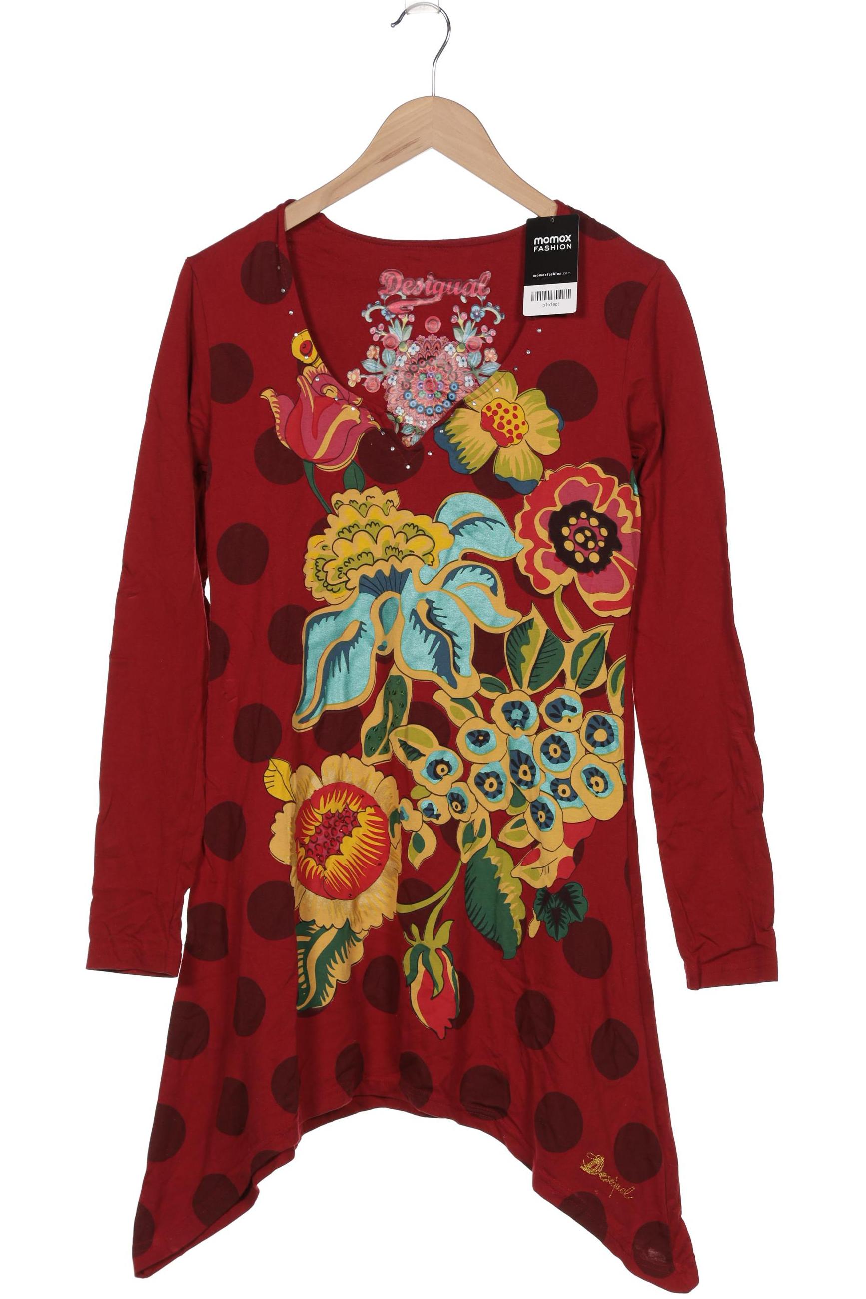 

Desigual Damen Langarmshirt, bordeaux, Gr. 38