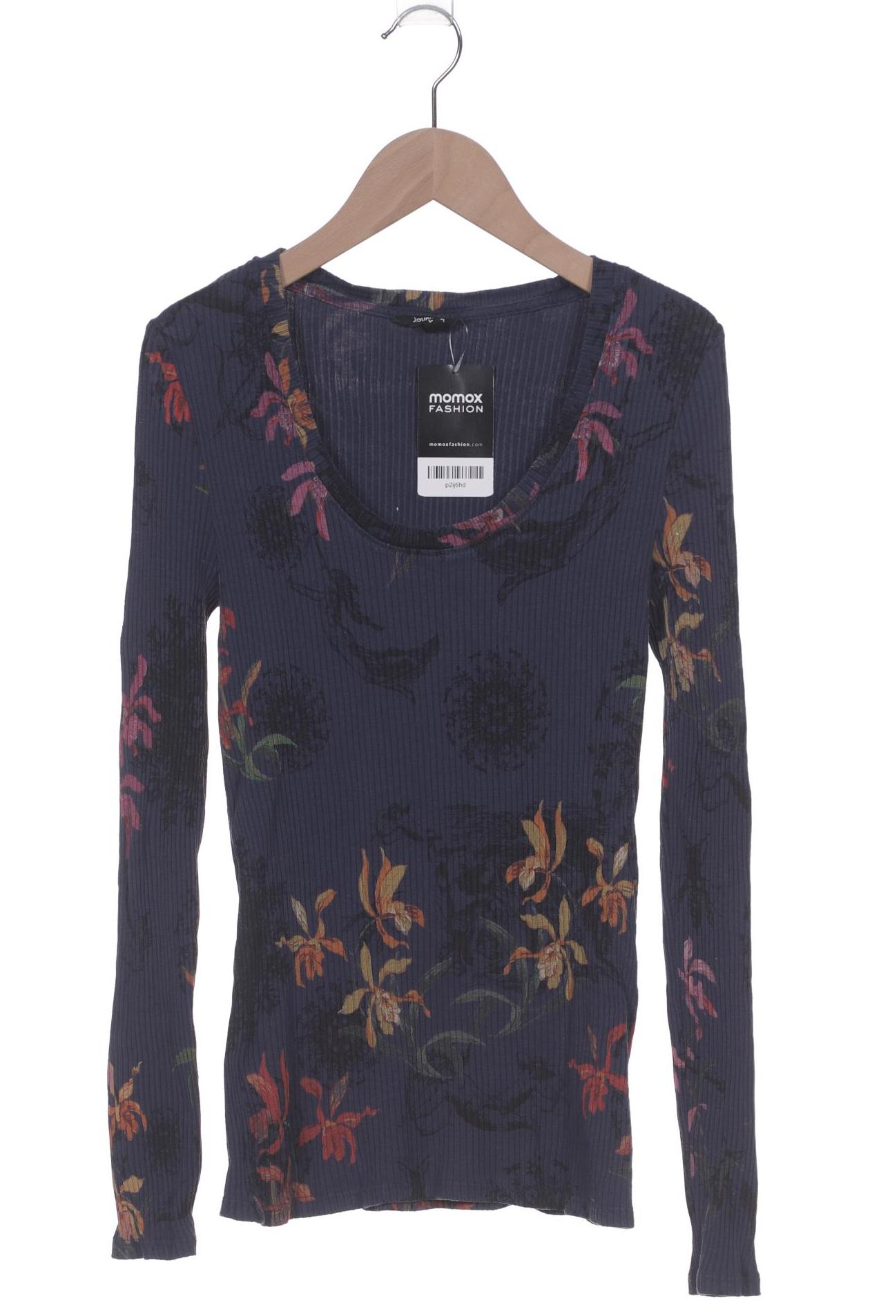 

Desigual Damen Langarmshirt, marineblau, Gr. 42