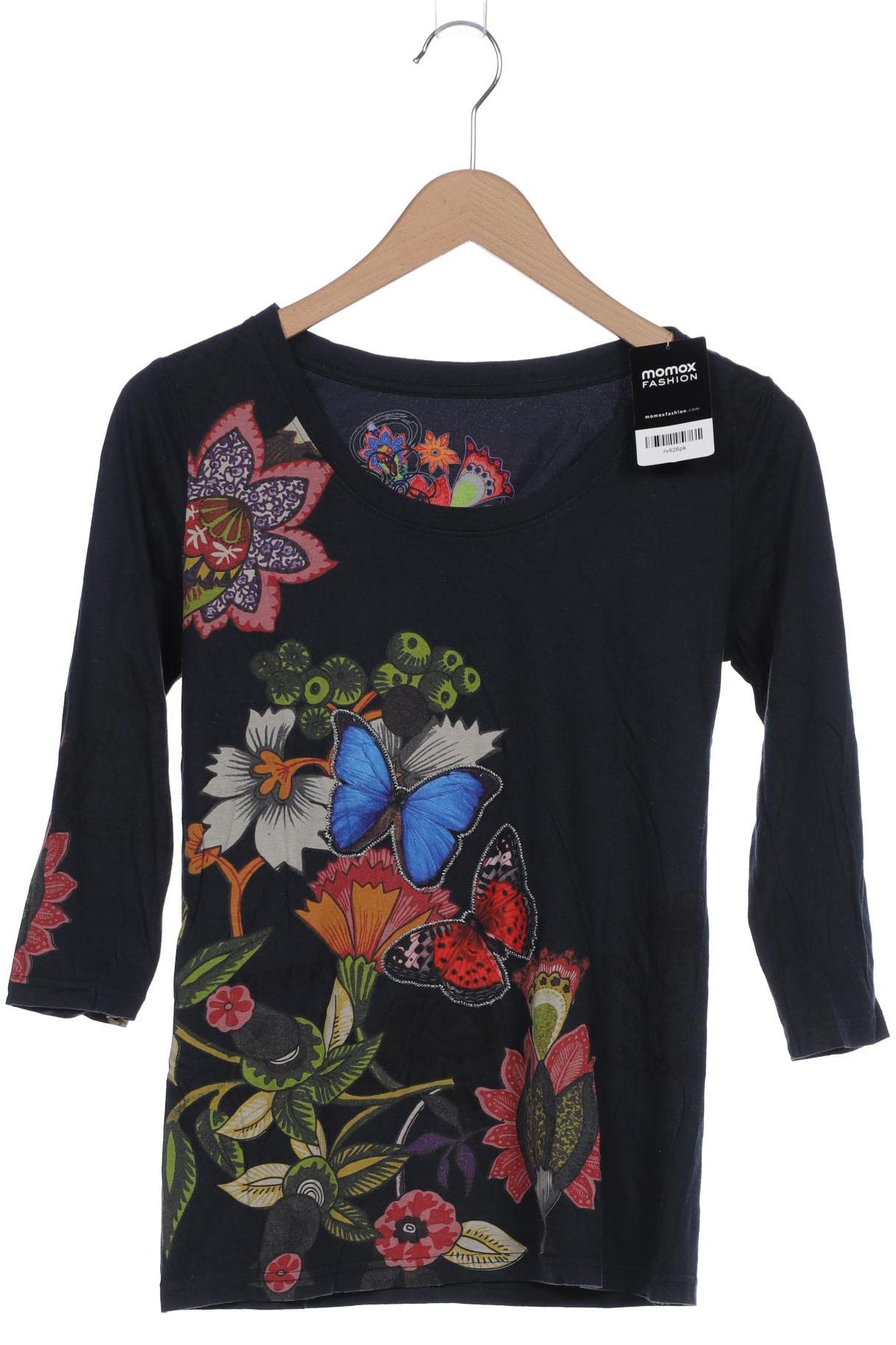 

Desigual Damen Langarmshirt, marineblau, Gr. 38