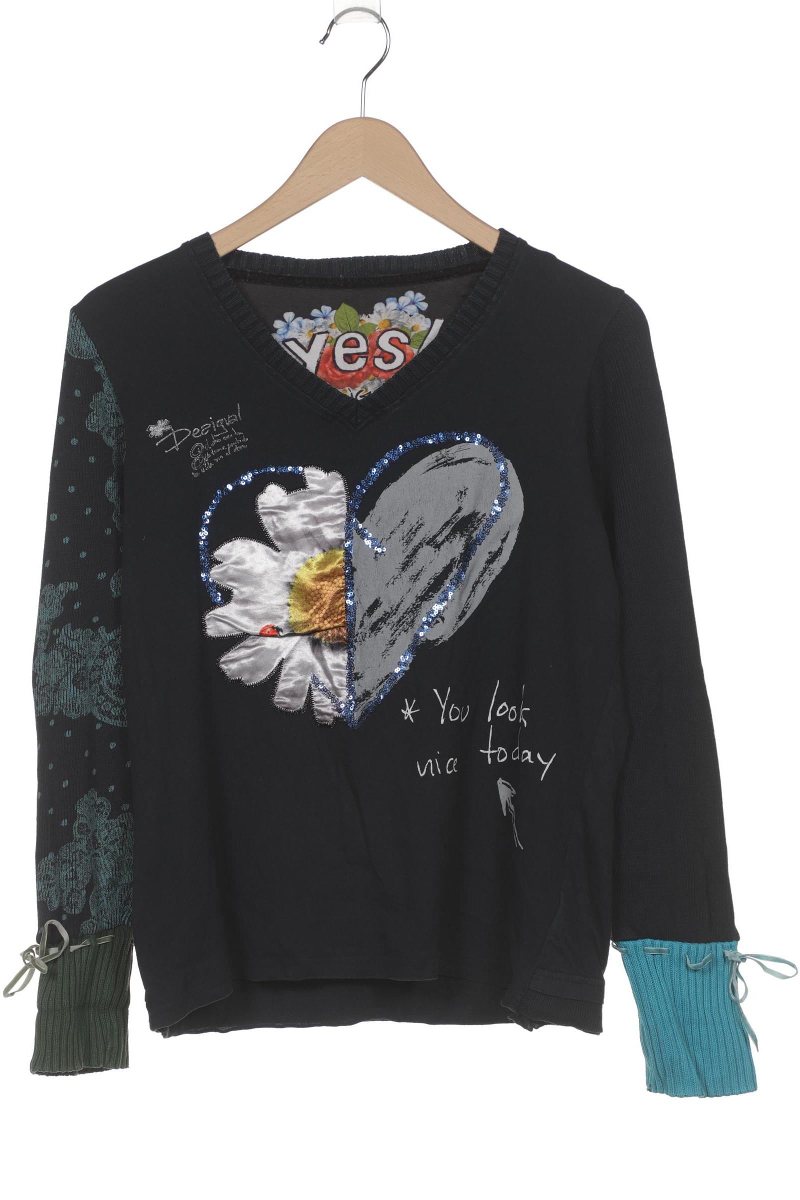 

Desigual Damen Langarmshirt, marineblau, Gr. 44