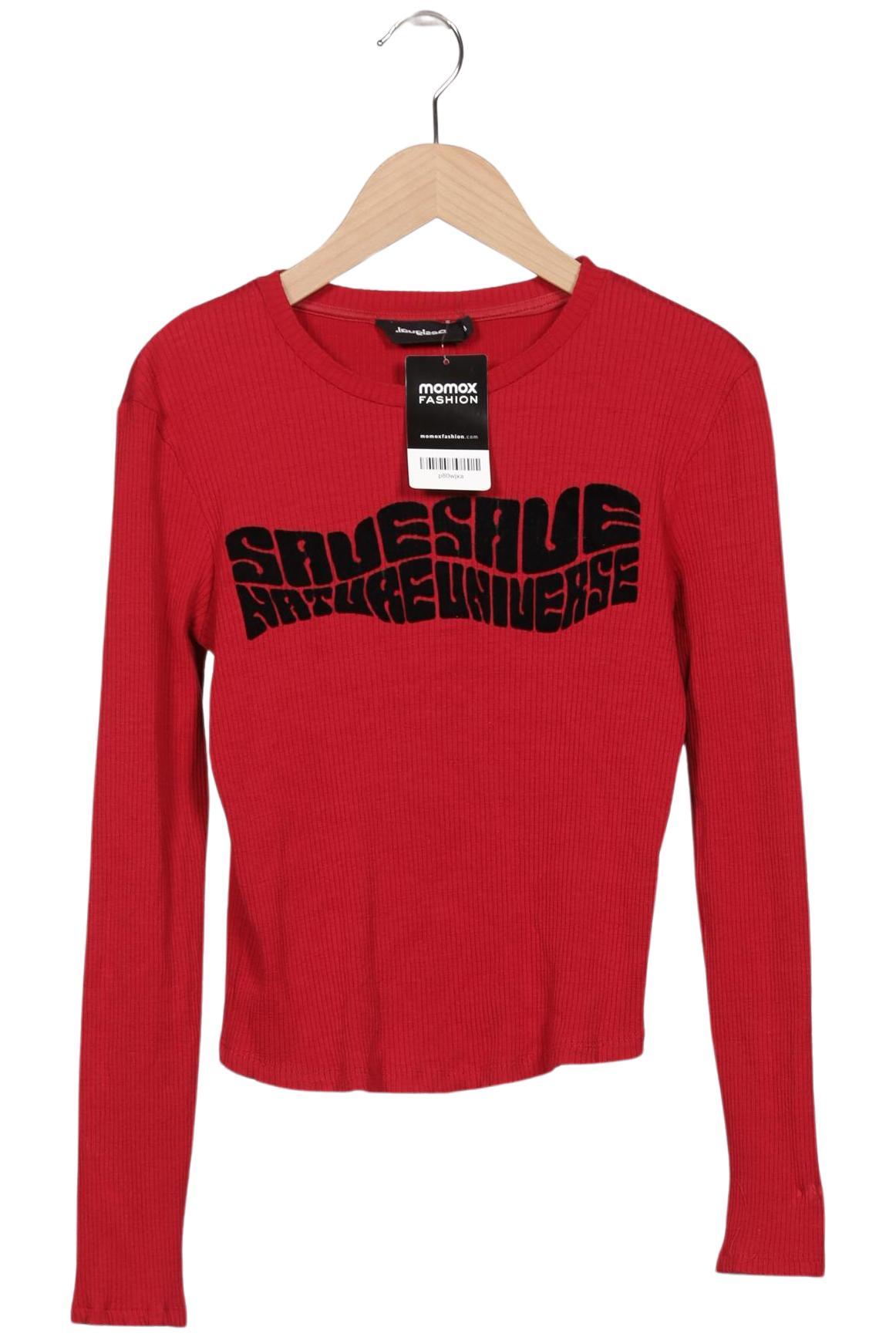 

Desigual Damen Langarmshirt, rot, Gr. 38