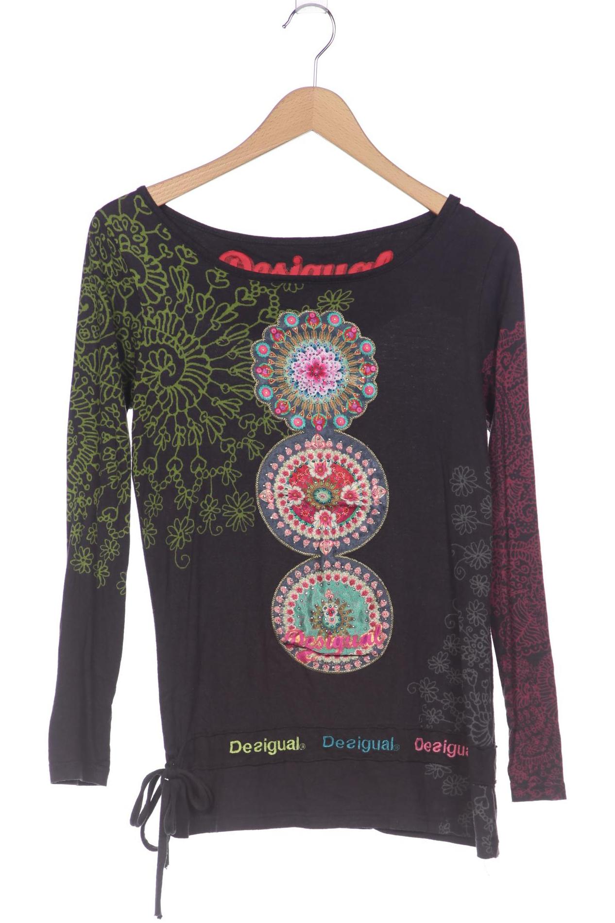 

Desigual Damen Langarmshirt, marineblau, Gr. 38