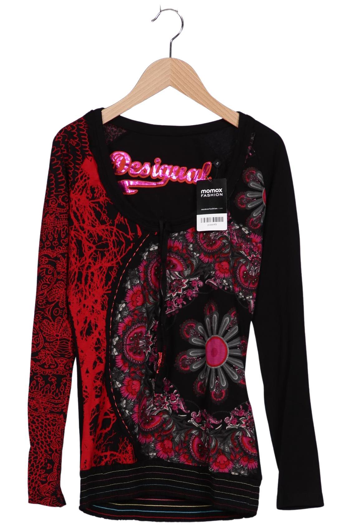 

Desigual Damen Langarmshirt, schwarz, Gr. 36