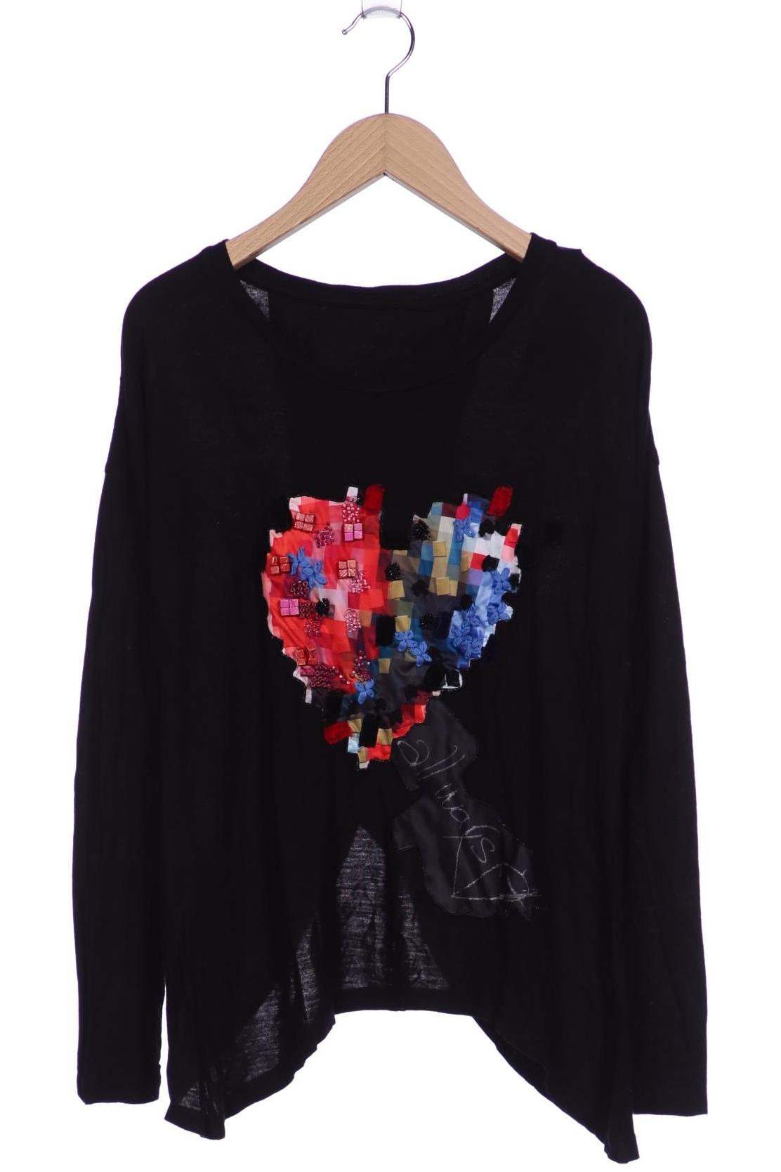 

Desigual Damen Langarmshirt, schwarz, Gr. 36