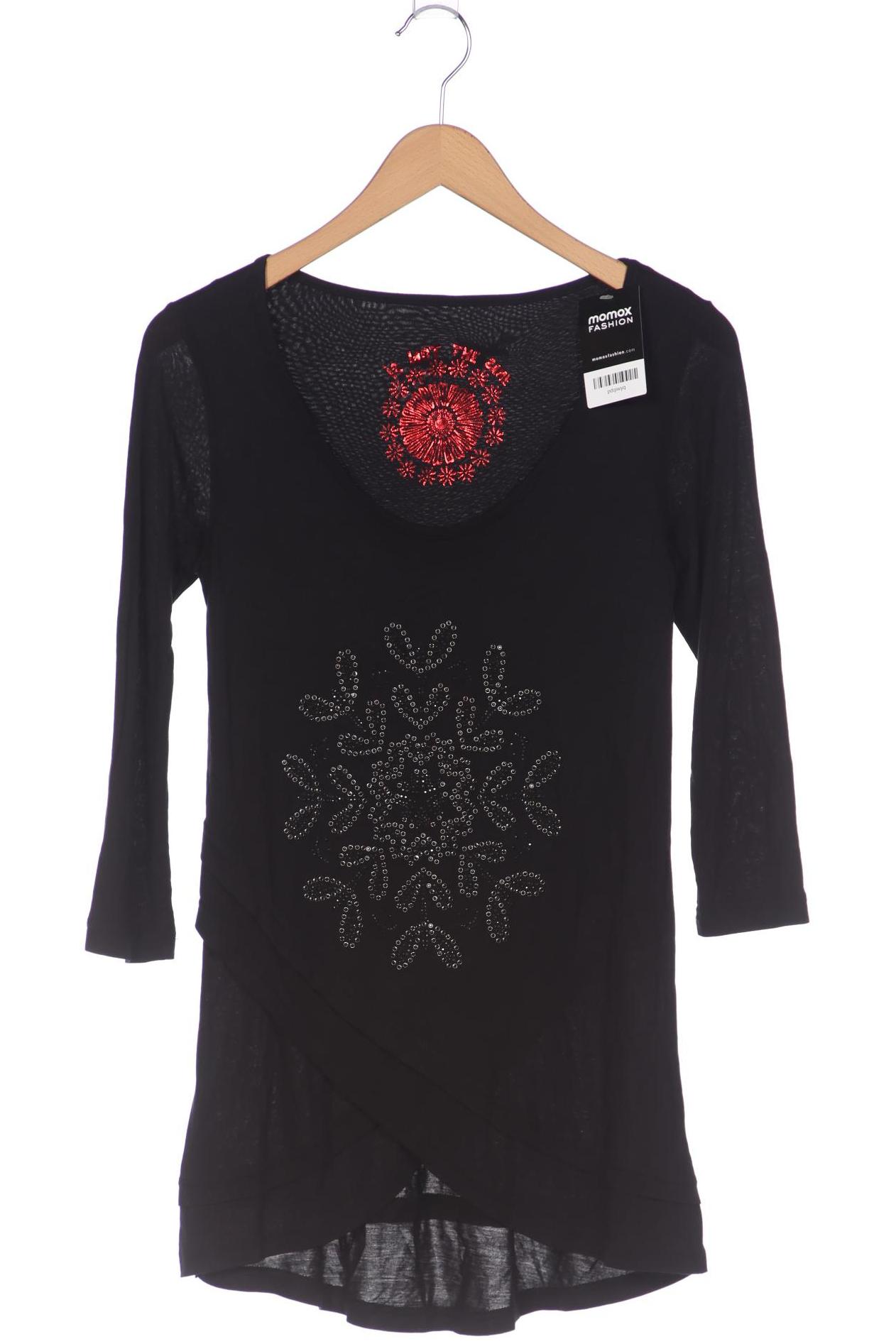 

Desigual Damen Langarmshirt, schwarz, Gr. 36