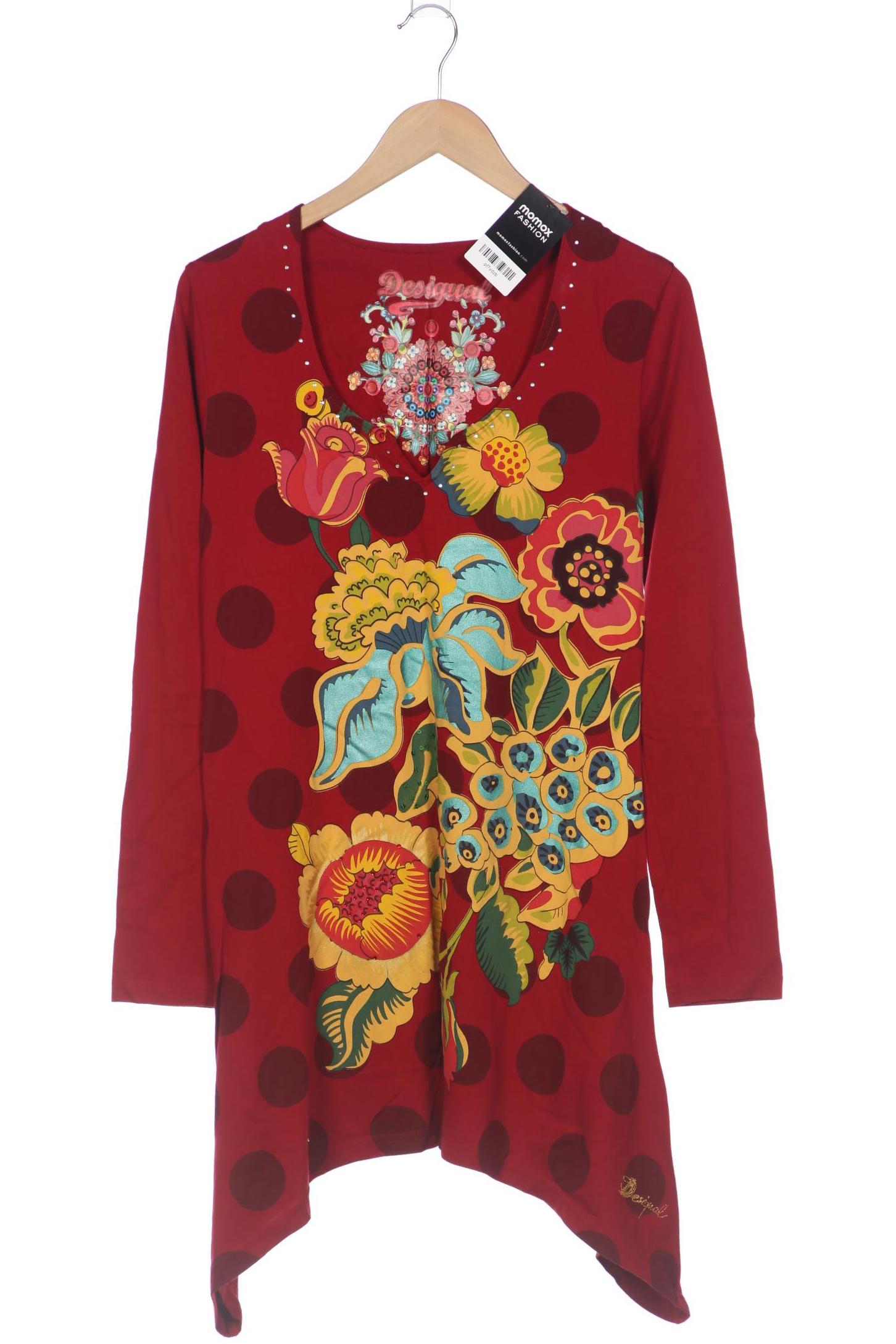 

Desigual Damen Langarmshirt, rot, Gr. 42