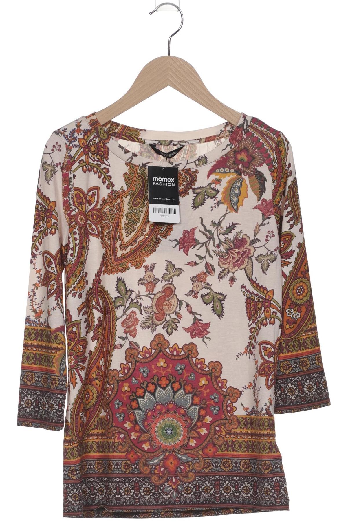 

Desigual Damen Langarmshirt, mehrfarbig, Gr. 34