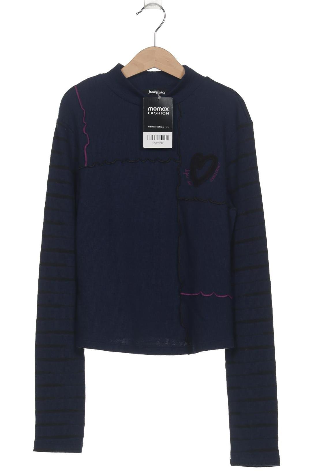 

Desigual Damen Langarmshirt, marineblau, Gr. 36