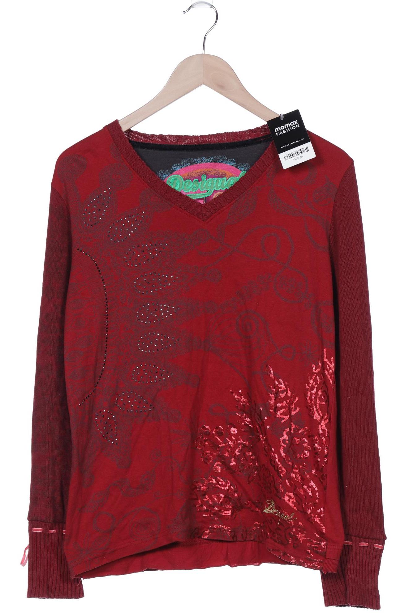 

Desigual Damen Langarmshirt, rot, Gr. 46
