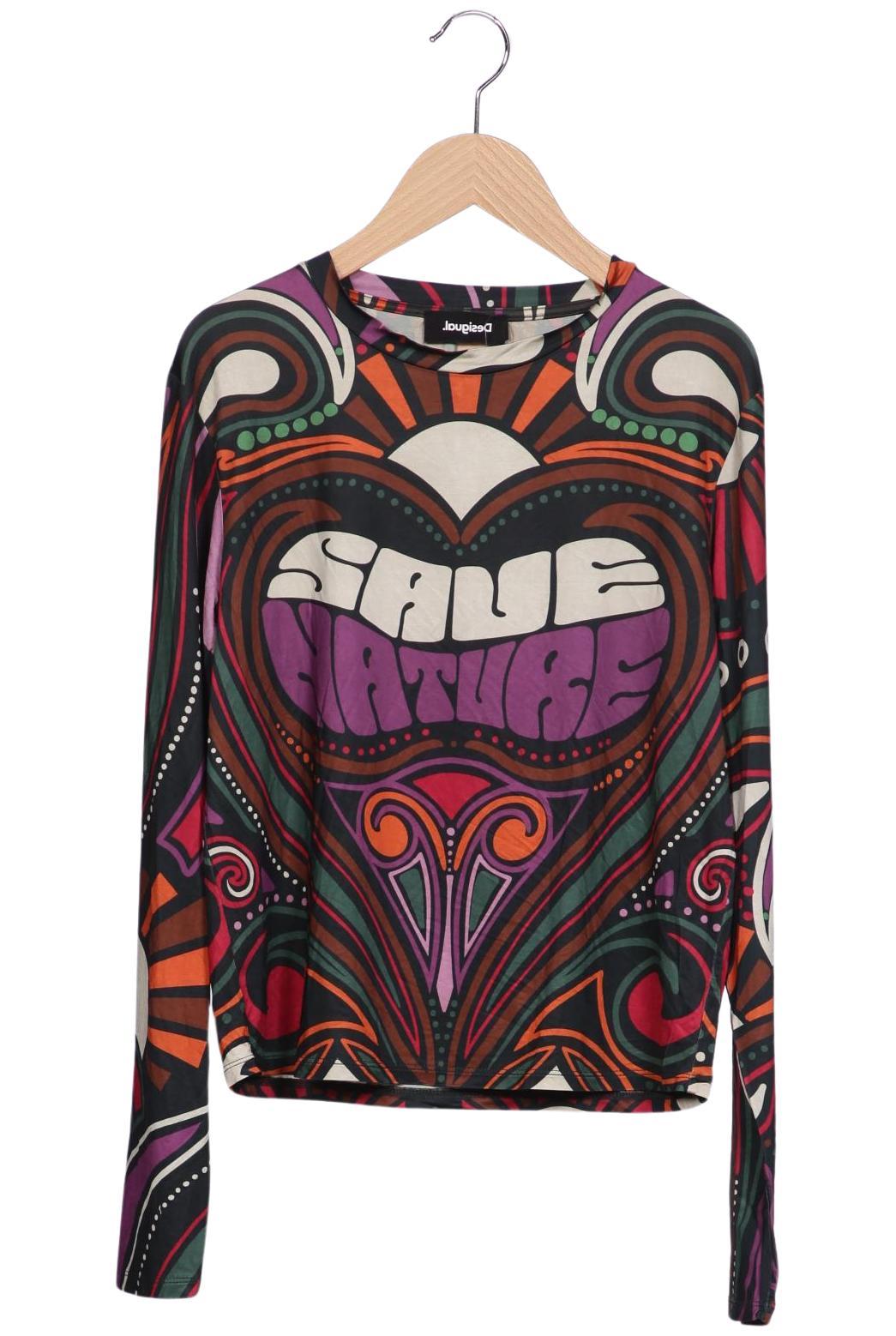 

Desigual Damen Langarmshirt, mehrfarbig, Gr. 44