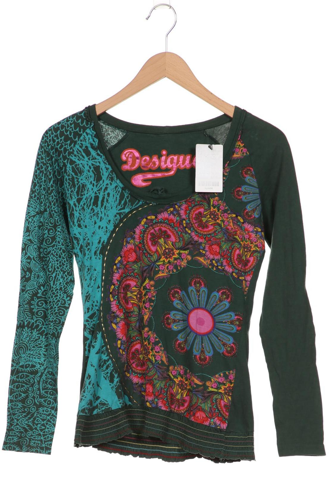 

Desigual Damen Langarmshirt, grün, Gr. 36