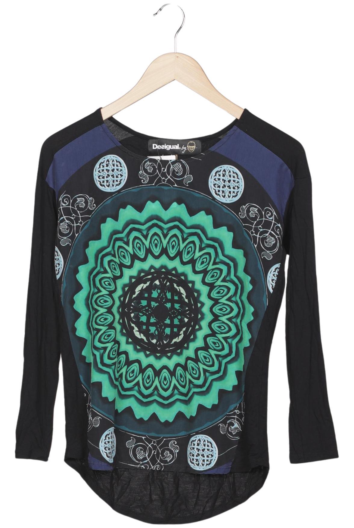 

Desigual Damen Langarmshirt, mehrfarbig, Gr. 34