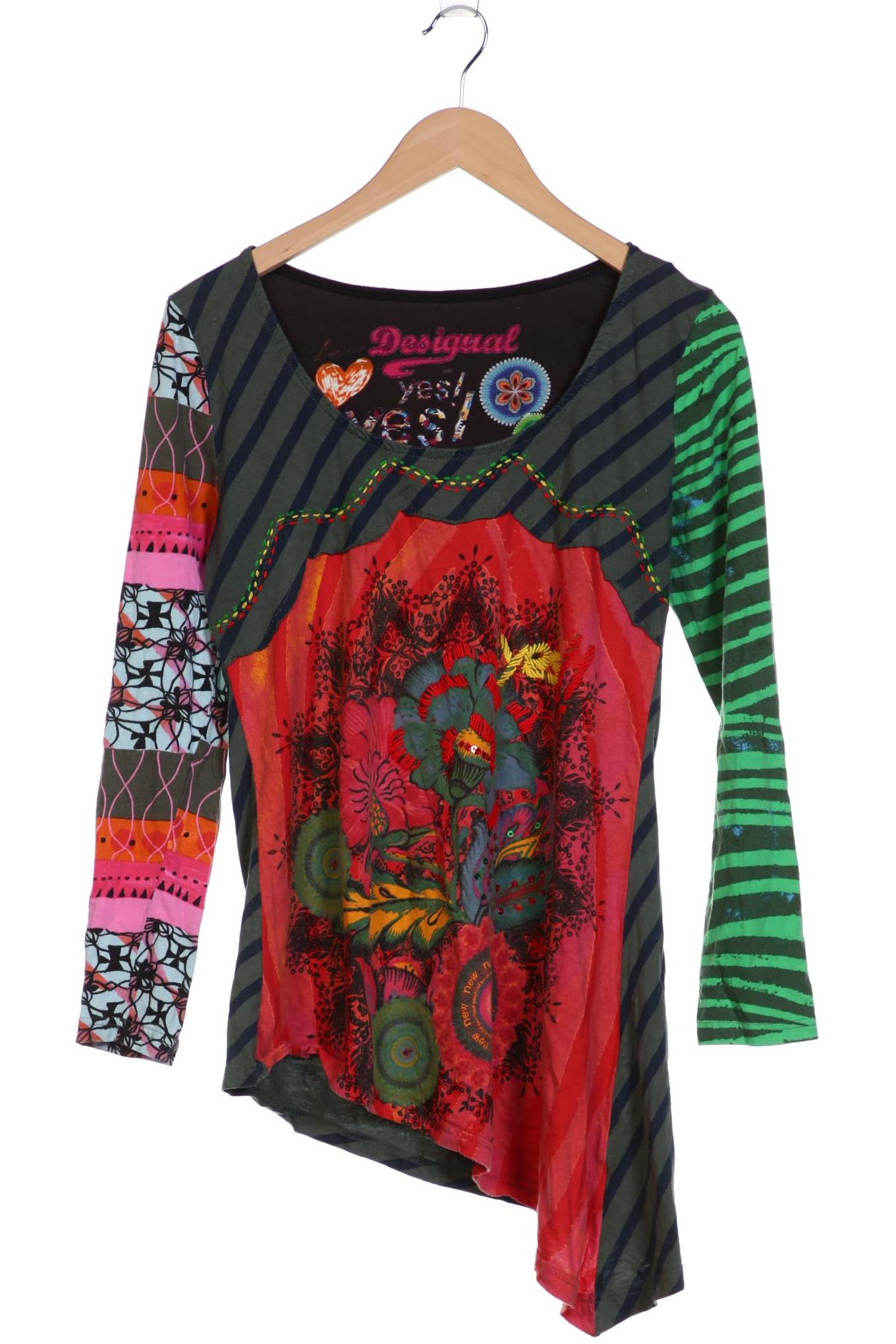 

Desigual Damen Langarmshirt, mehrfarbig, Gr. 44