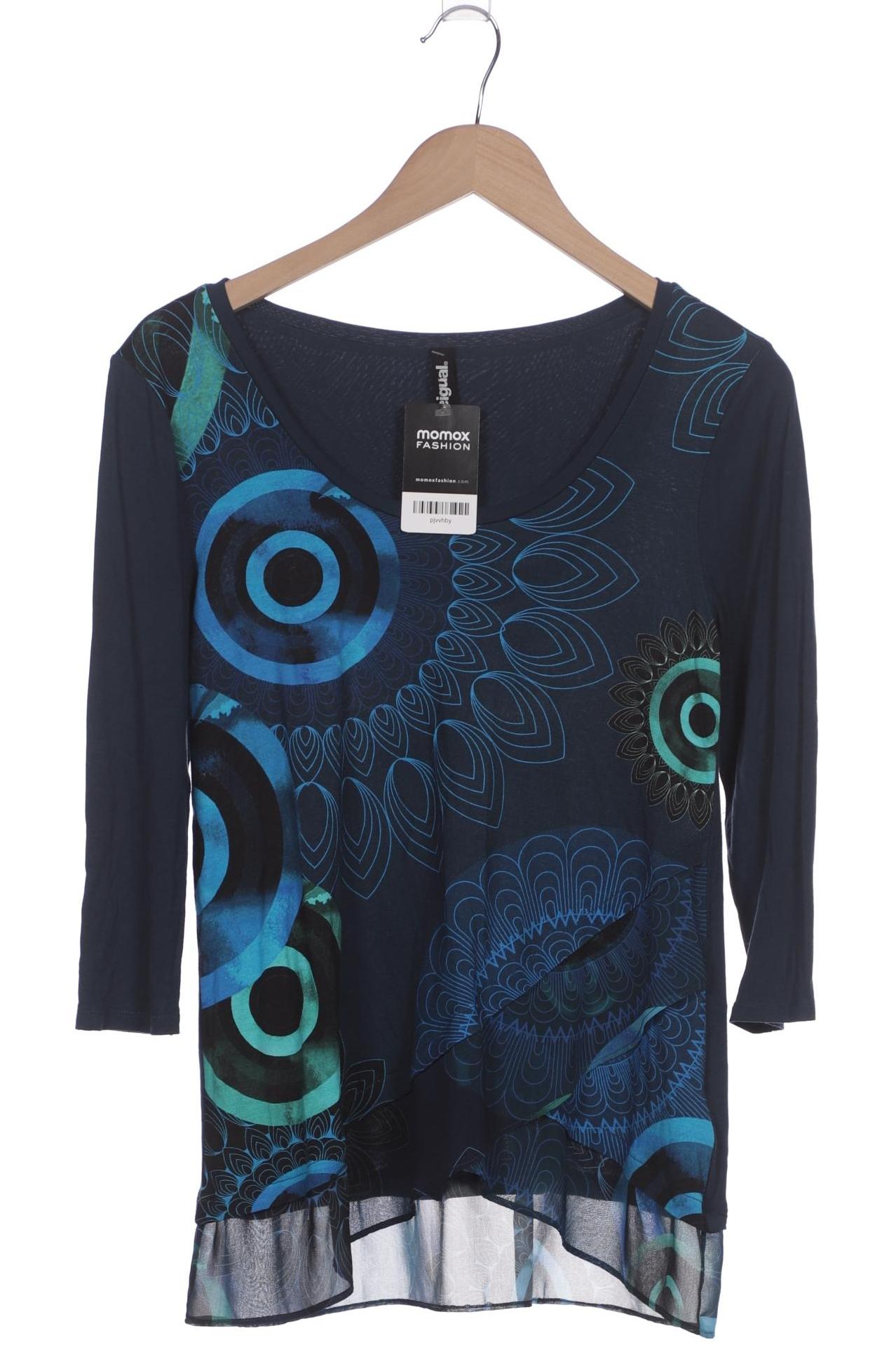 

Desigual Damen Langarmshirt, marineblau, Gr. 38