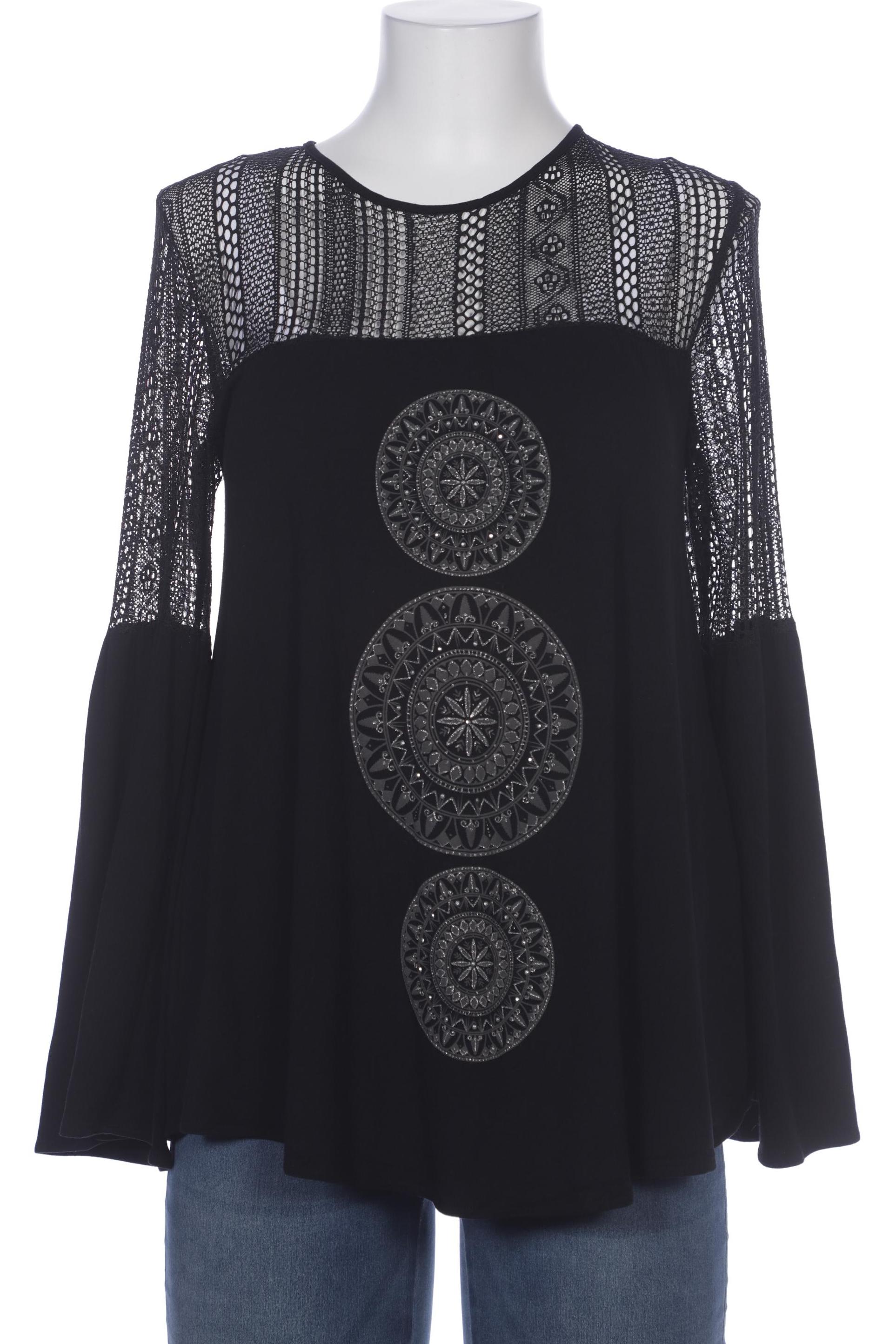 

Desigual Damen Langarmshirt, schwarz, Gr. 42