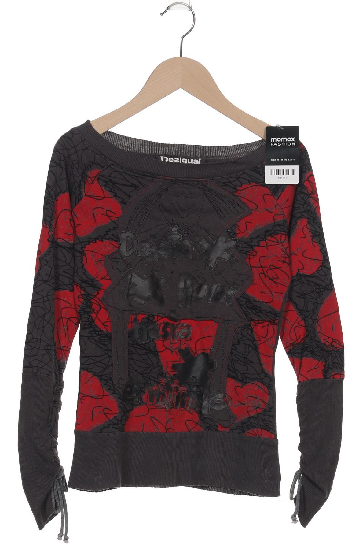 

Desigual Damen Langarmshirt, grau, Gr. 36