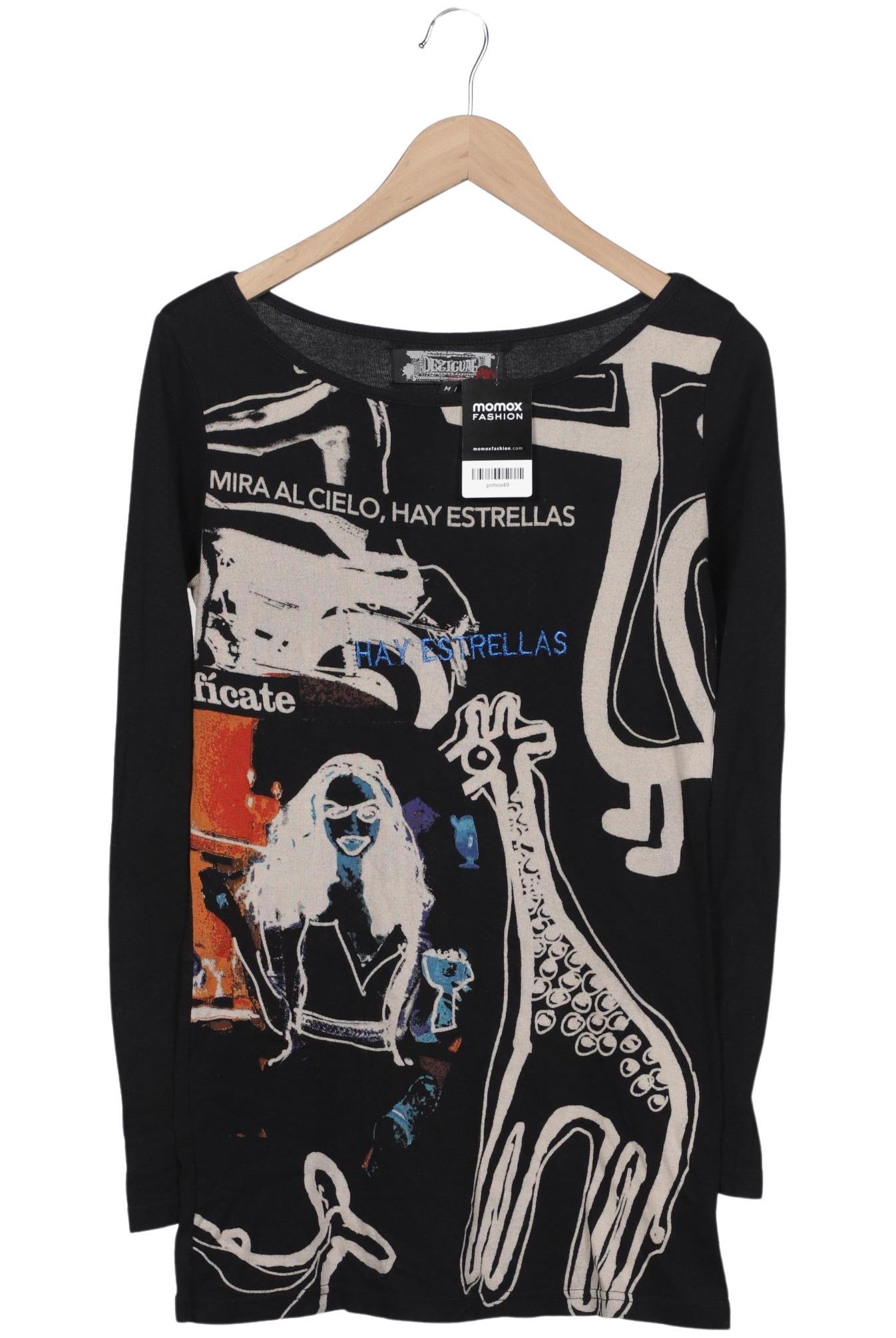

Desigual Damen Langarmshirt, schwarz, Gr. 38