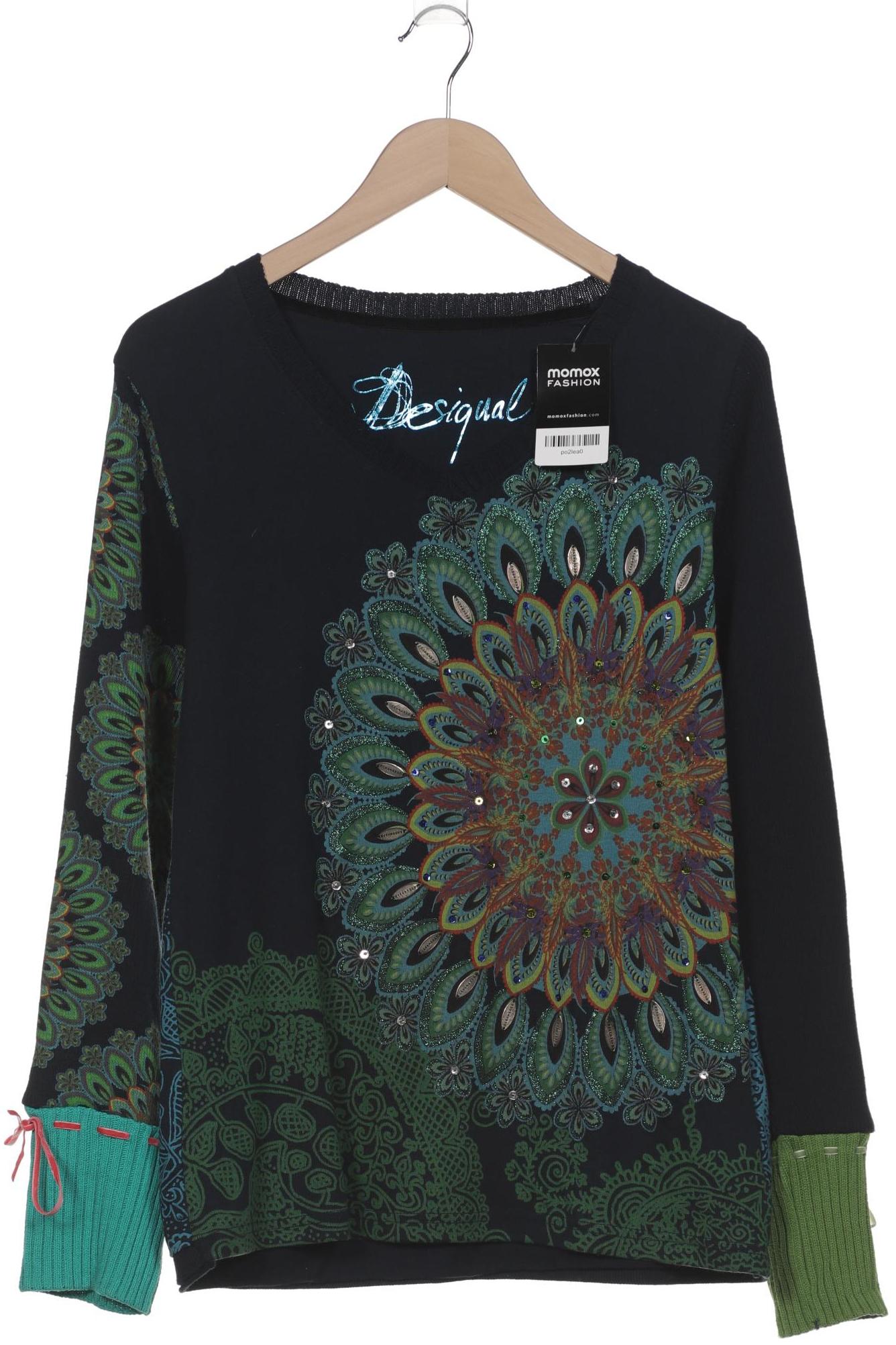 

Desigual Damen Langarmshirt, marineblau, Gr. 44