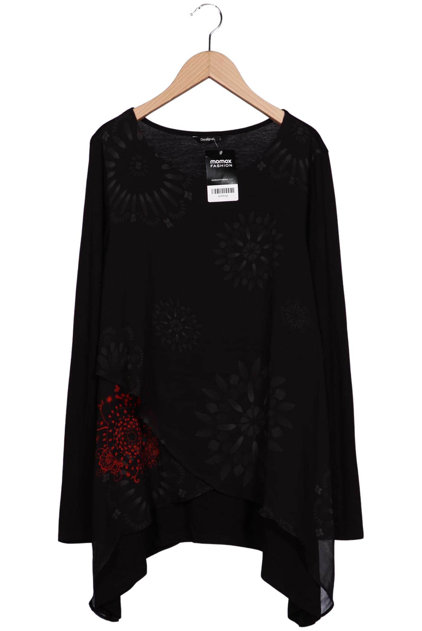 

Desigual Damen Langarmshirt, schwarz, Gr. 42