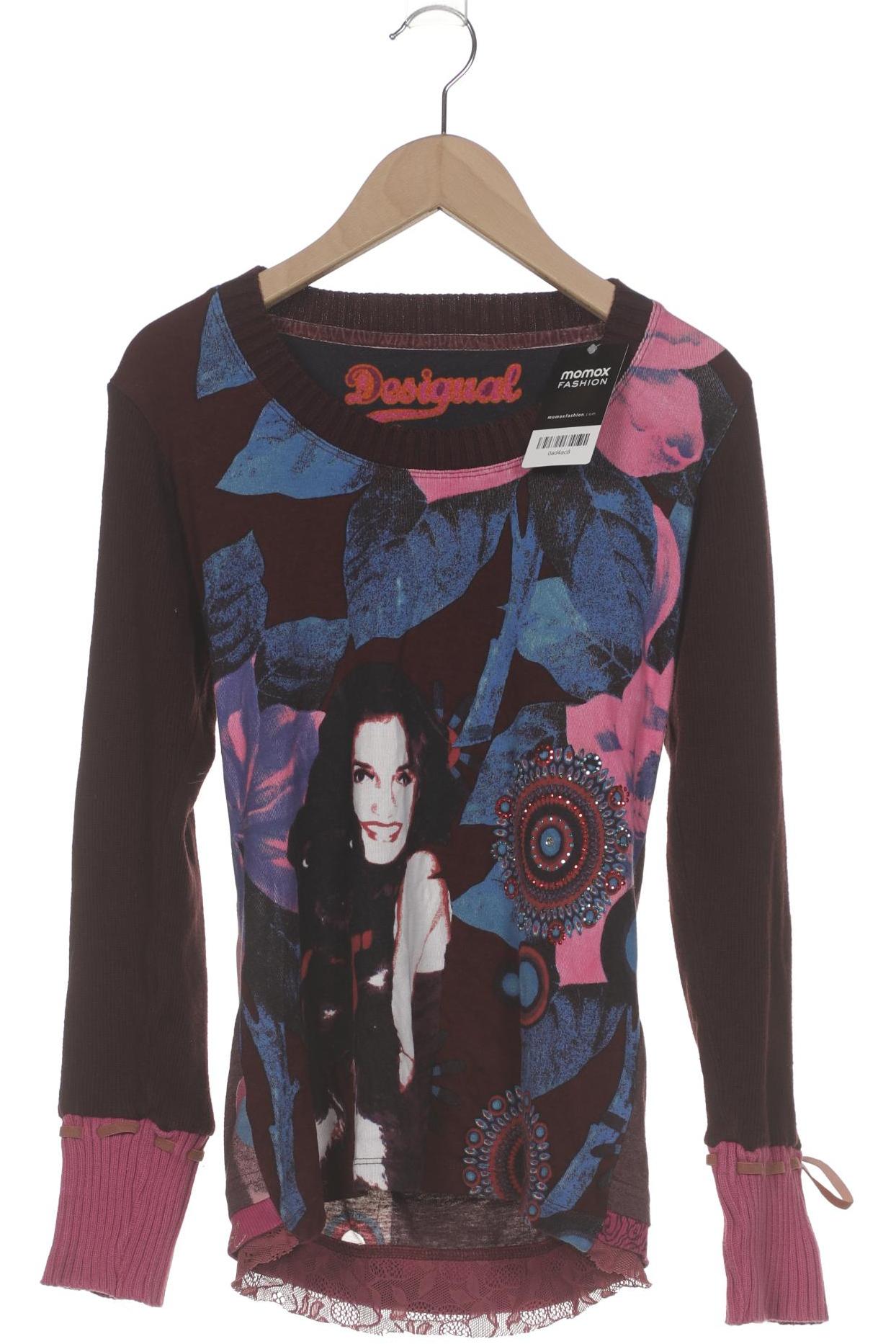 

Desigual Damen Langarmshirt, bordeaux, Gr. 36