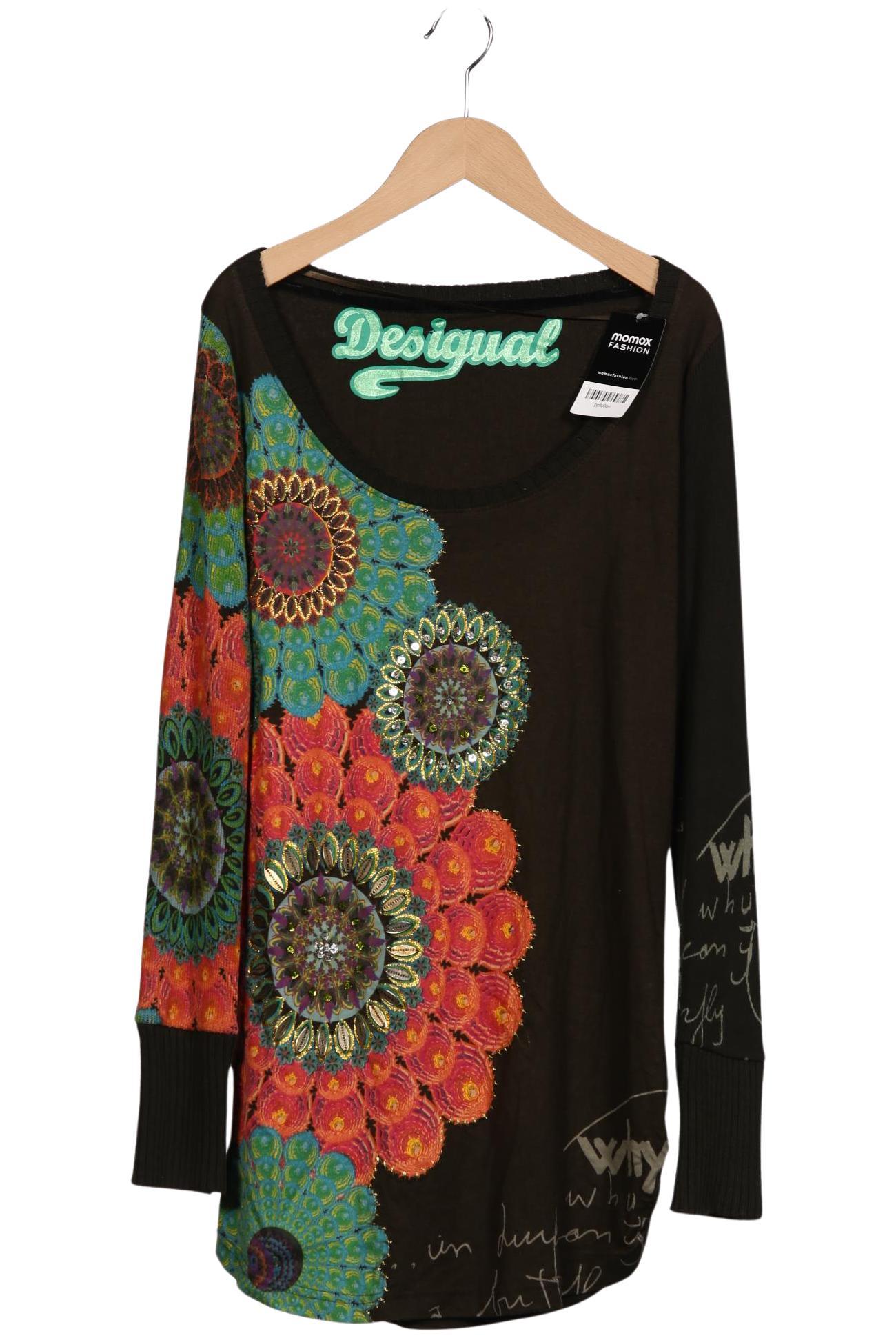 

Desigual Damen Langarmshirt, grün, Gr. 38