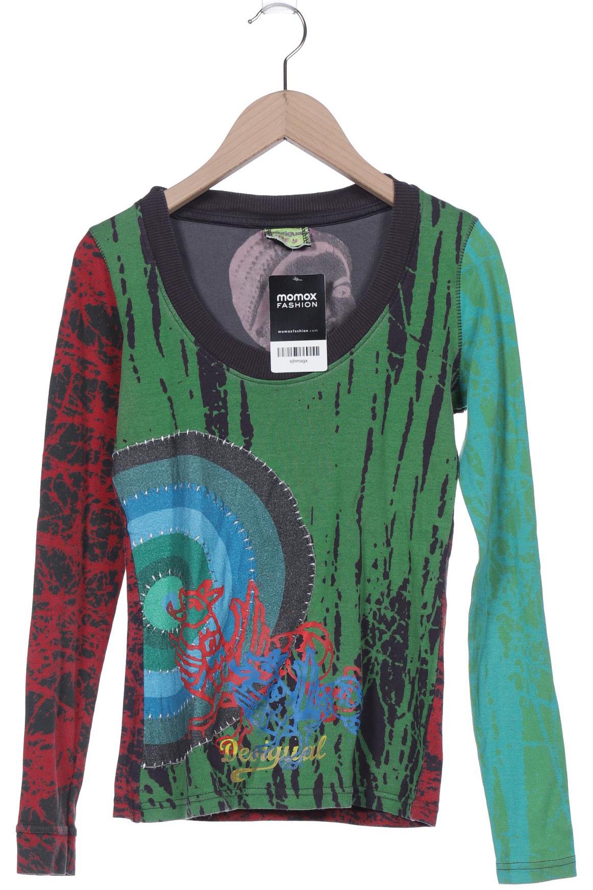 

Desigual Damen Langarmshirt, grün, Gr. 36