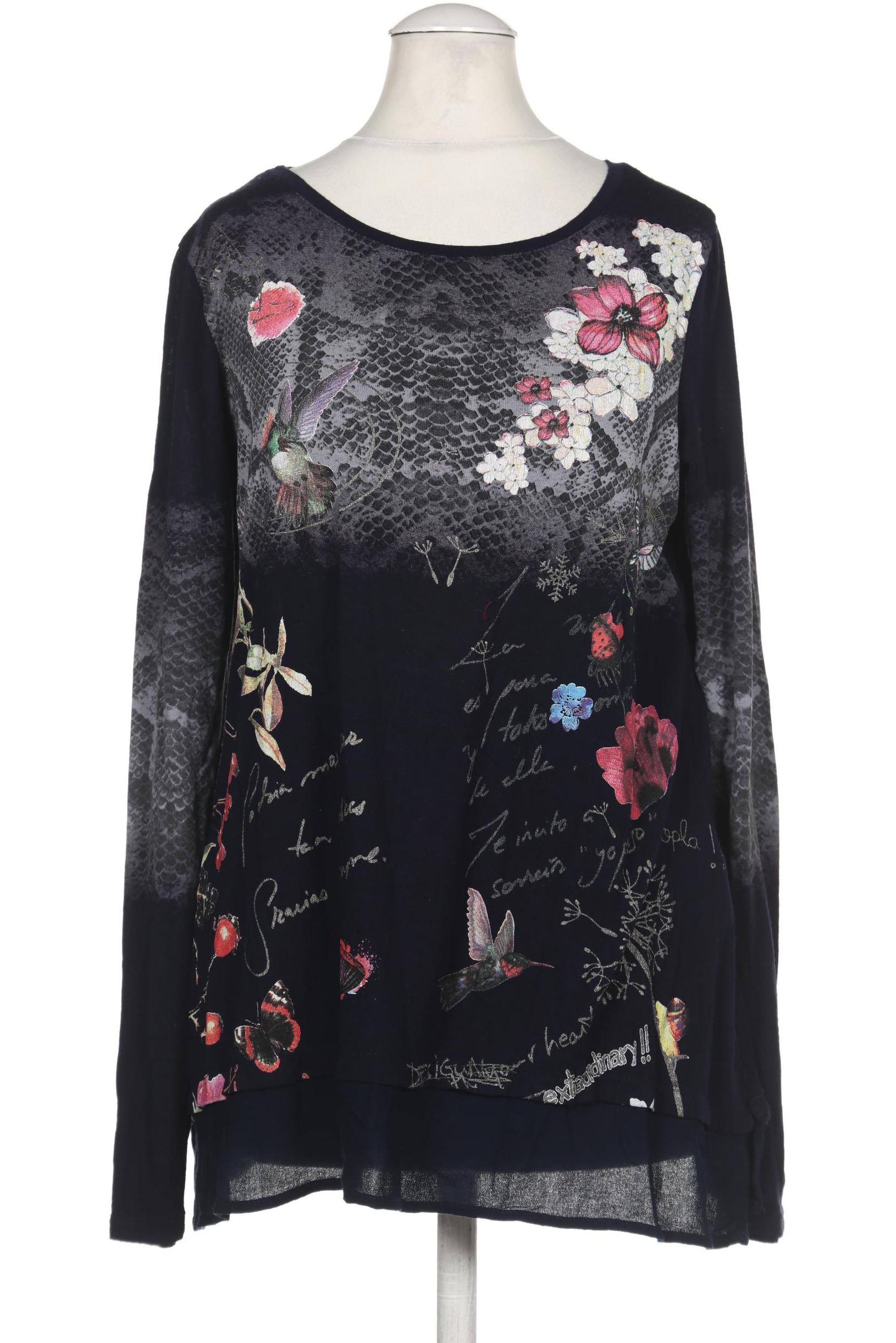 

Desigual Damen Langarmshirt, marineblau