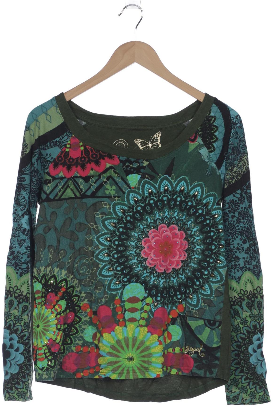 

Desigual Damen Langarmshirt, grün, Gr. 42
