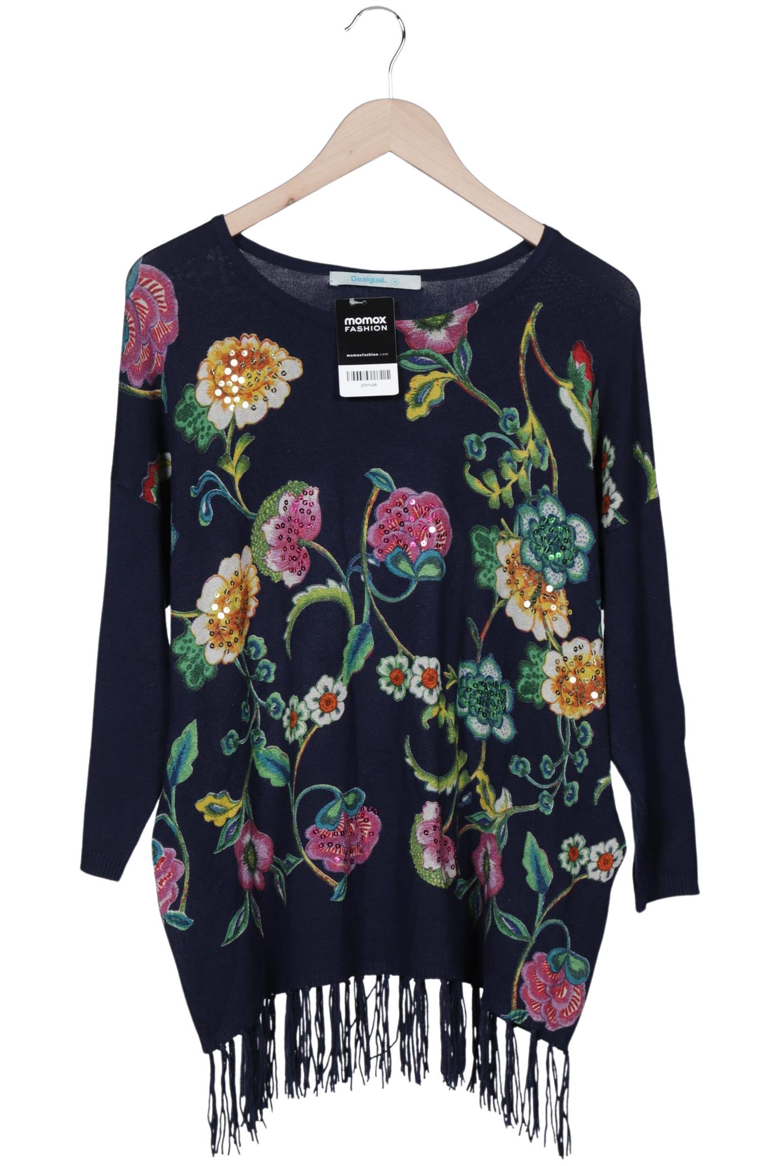 

Desigual Damen Langarmshirt, marineblau, Gr. 38