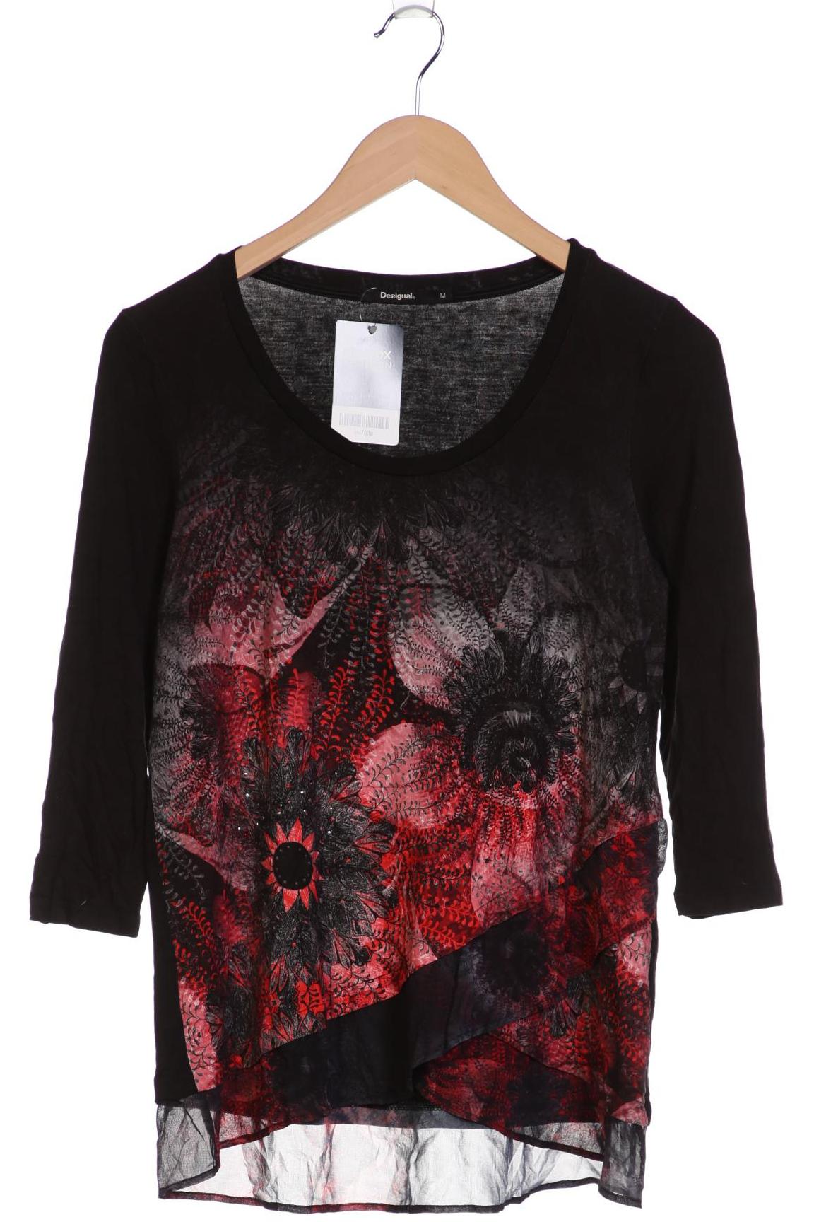 

Desigual Damen Langarmshirt, schwarz, Gr. 38