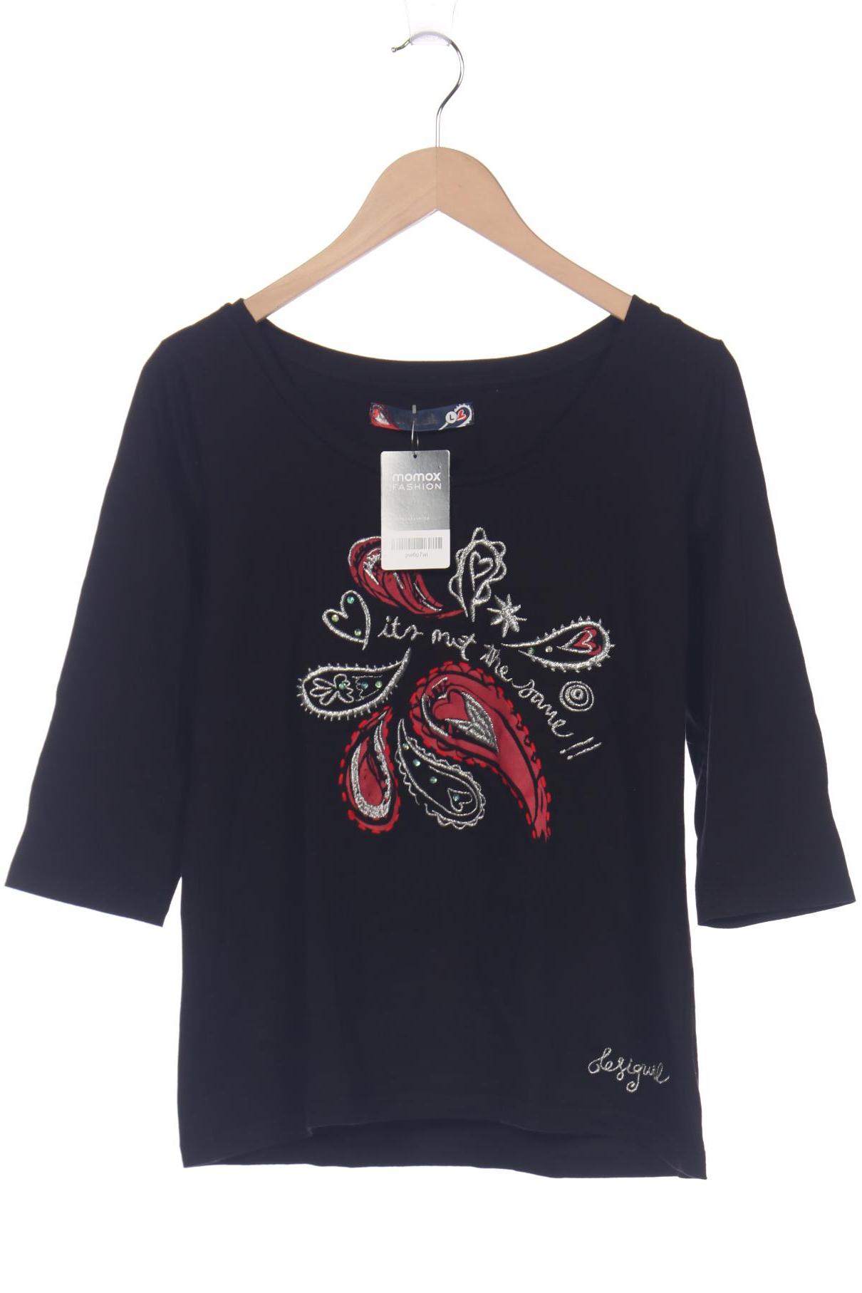 

Desigual Damen Langarmshirt, schwarz, Gr. 42