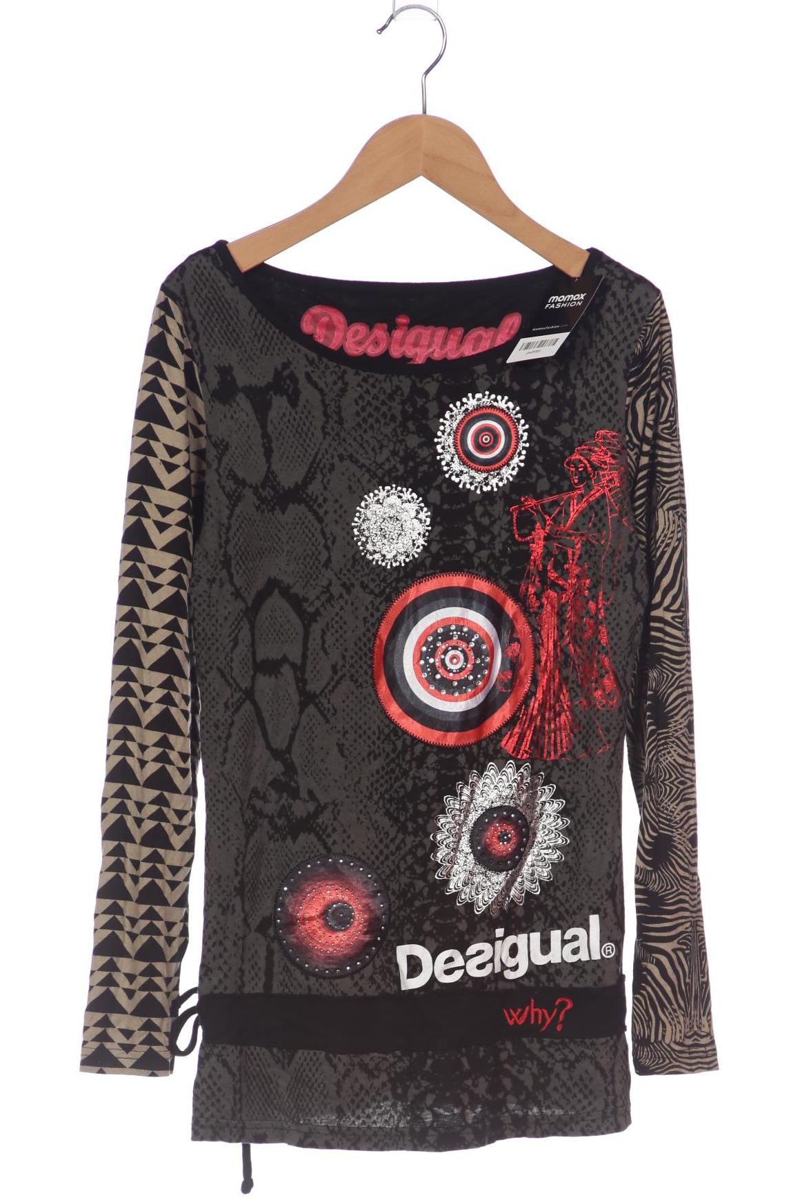 

Desigual Damen Langarmshirt, schwarz, Gr. 36