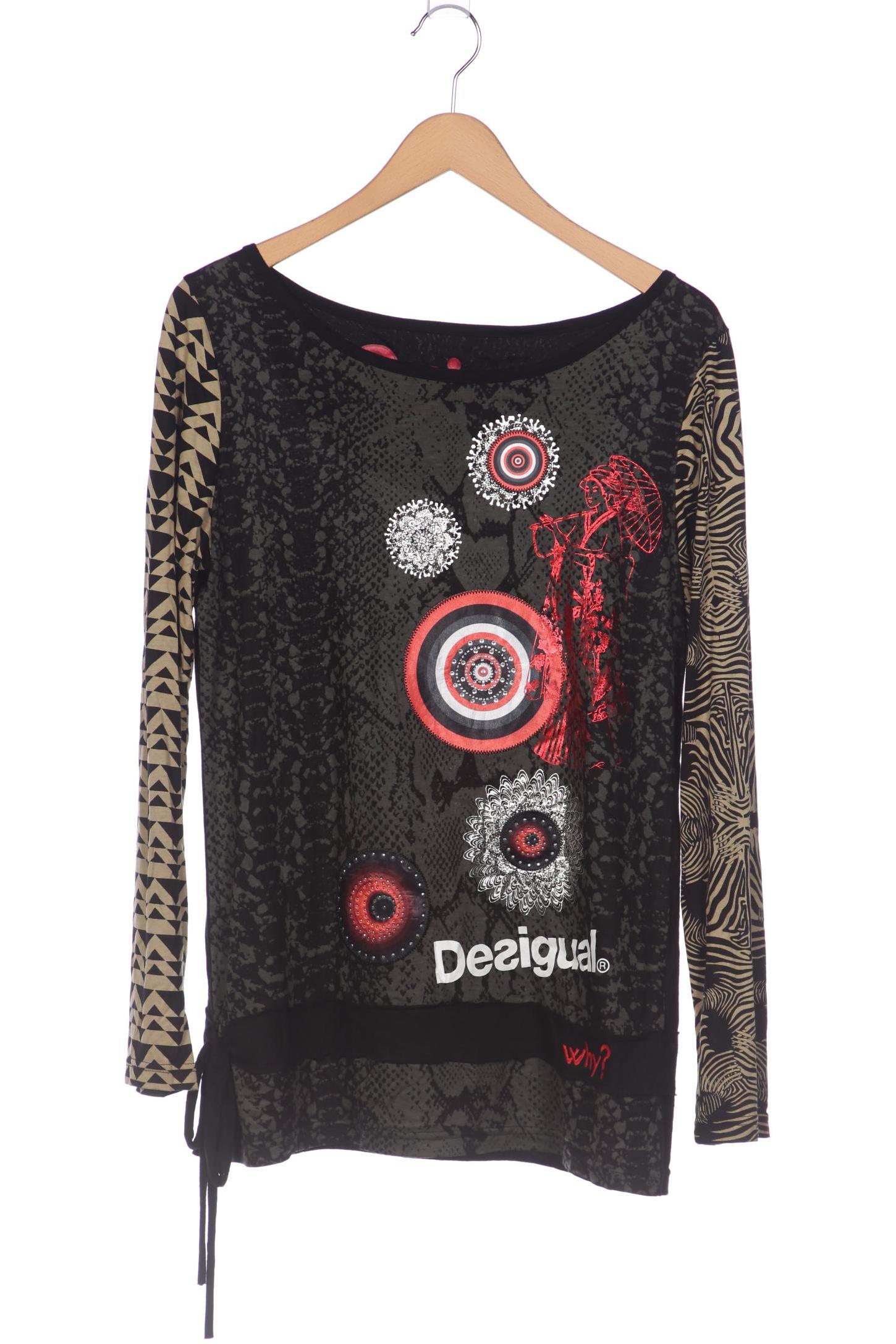 

Desigual Damen Langarmshirt, schwarz, Gr. 44