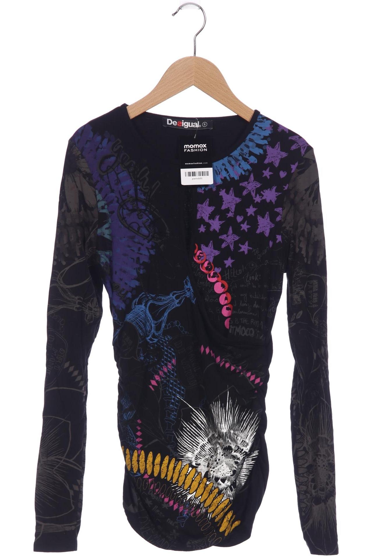 

Desigual Damen Langarmshirt, schwarz, Gr. 36