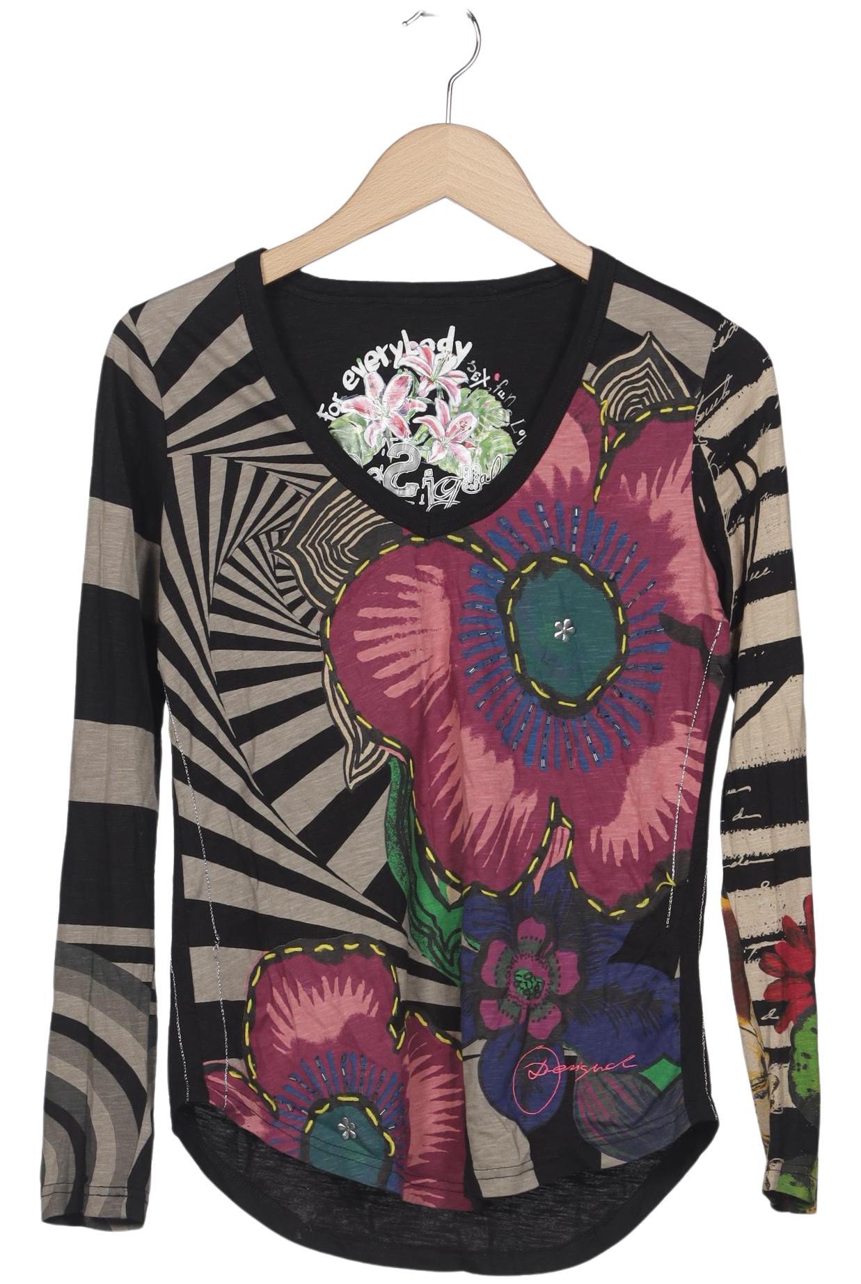 

Desigual Damen Langarmshirt, mehrfarbig, Gr. 38