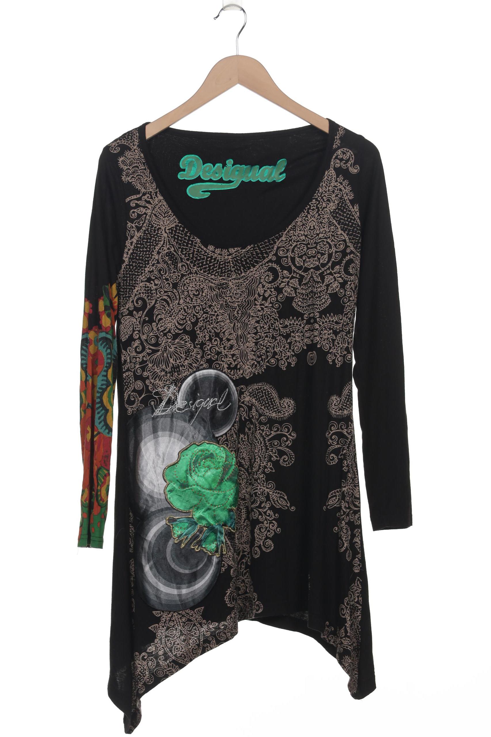 

Desigual Damen Langarmshirt, schwarz, Gr. 44
