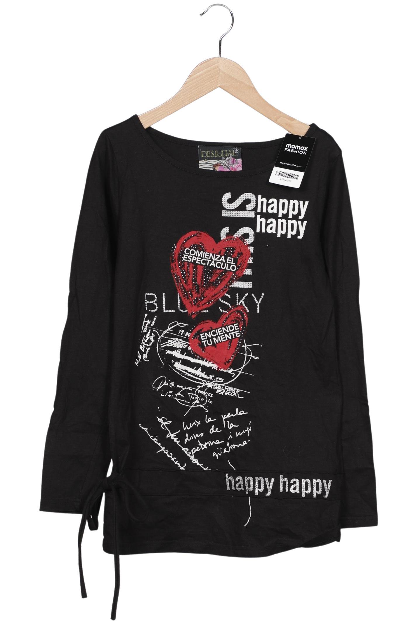 

Desigual Damen Langarmshirt, schwarz, Gr. 38