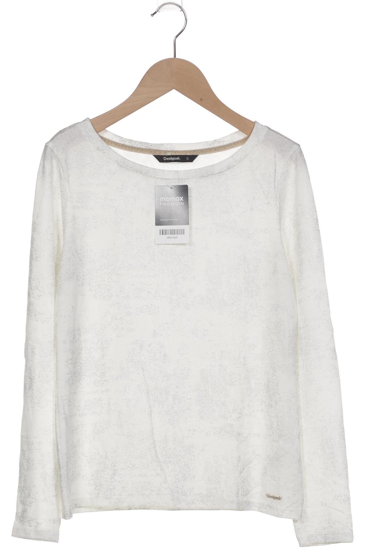 

Desigual Damen Langarmshirt, weiß, Gr. 36
