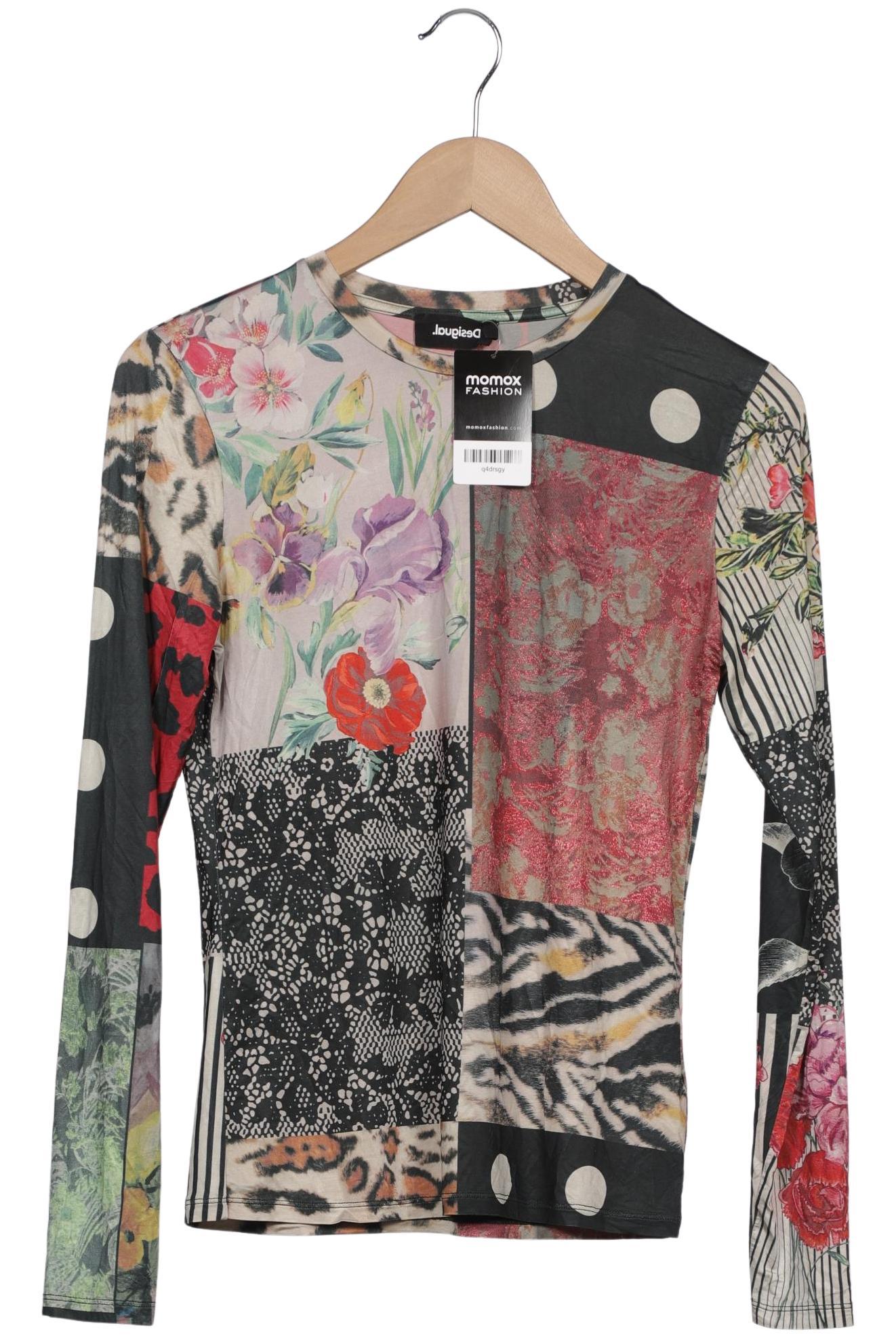 

Desigual Damen Langarmshirt, mehrfarbig, Gr. 36