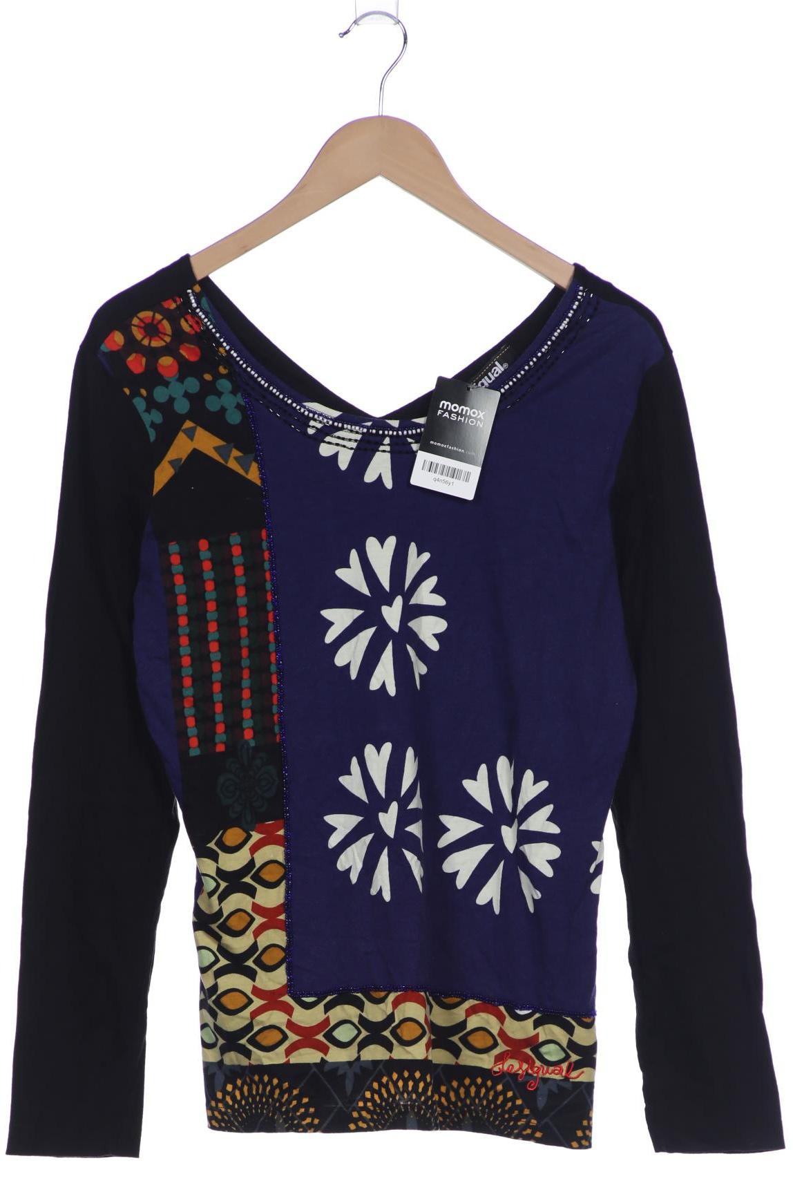 

Desigual Damen Langarmshirt, blau, Gr. 44