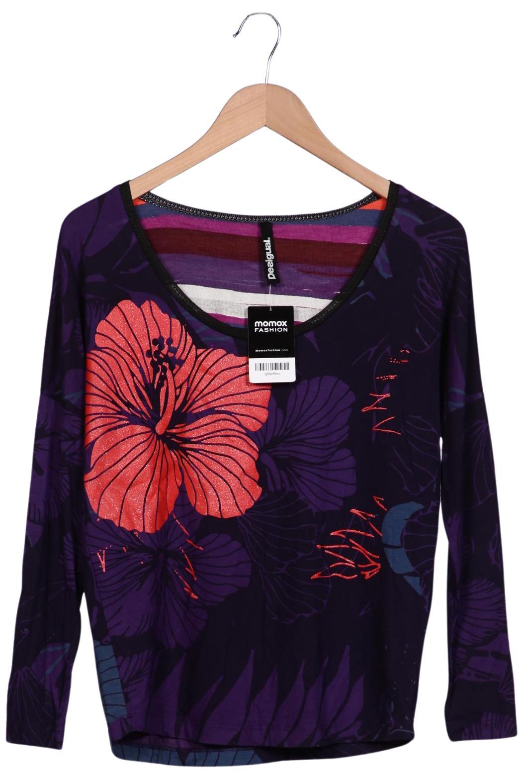 

Desigual Damen Langarmshirt, flieder, Gr. 38